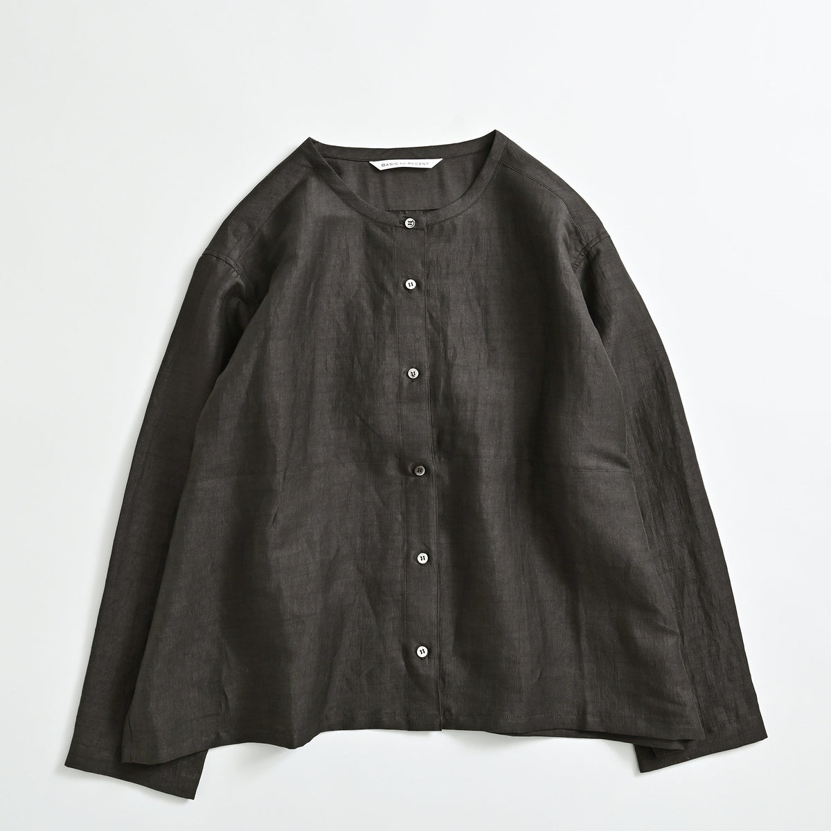 【BASIC AND ACCENT】リネンカールマイヤー シャツジャケット – BASIC AND ACCENT ONLINE STORE