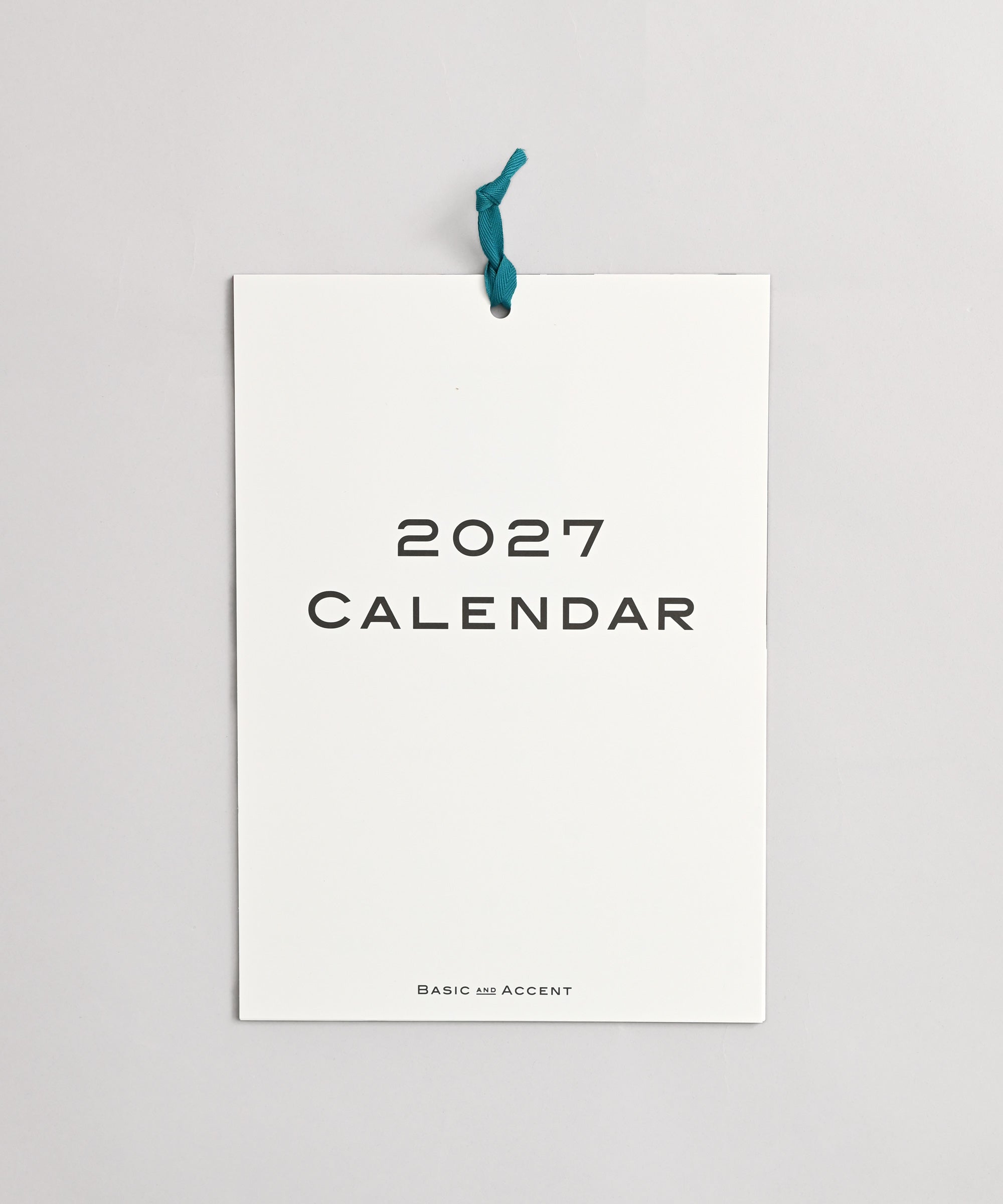 BASIC AND ACCENT】B&A 2027カレンダー – BASIC AND ACCENT ONLINE STORE