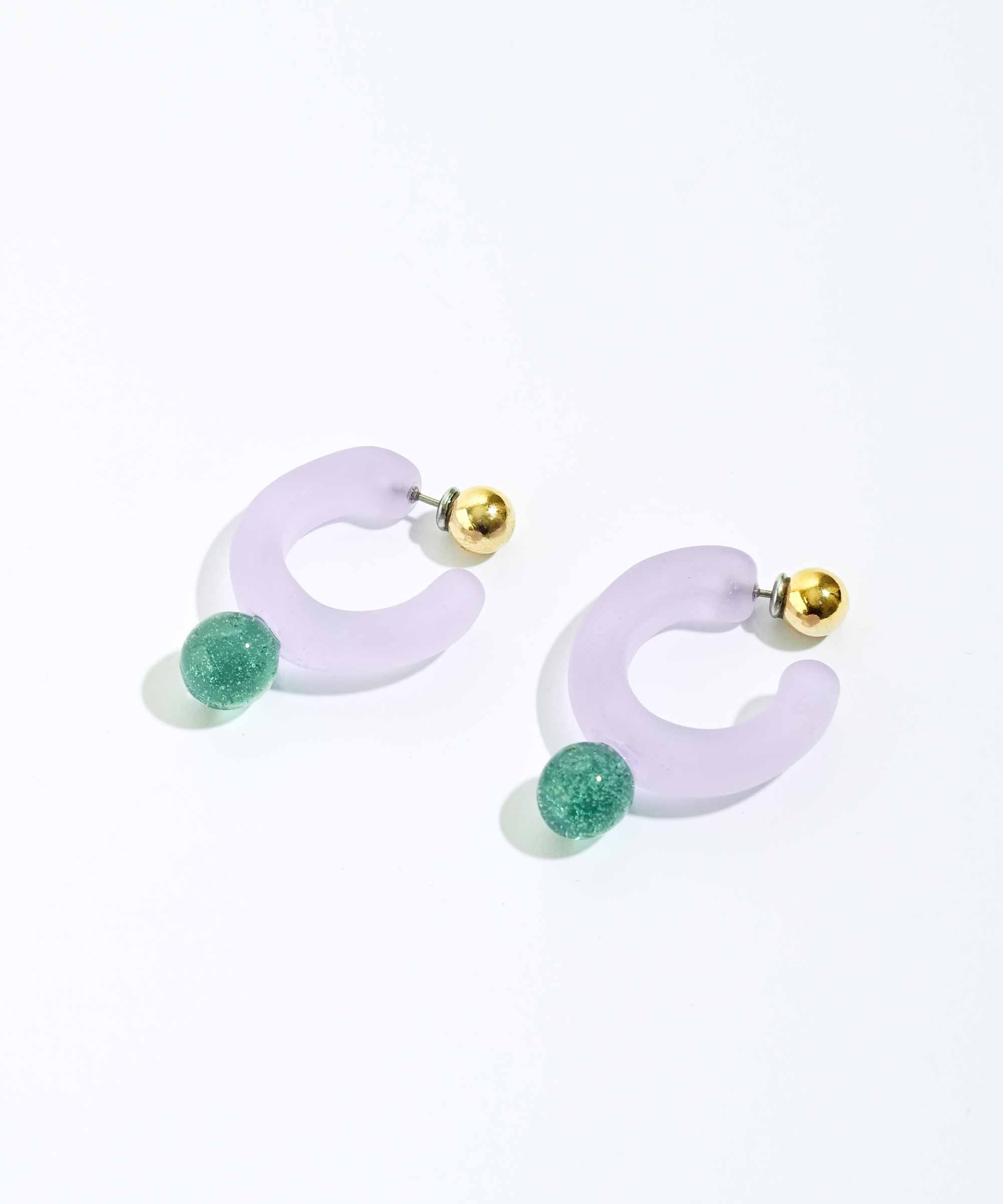 Pia様　ピアス FACET STONE PIERCED EARRINGS(2JP1006)K10 ピアス｜スター