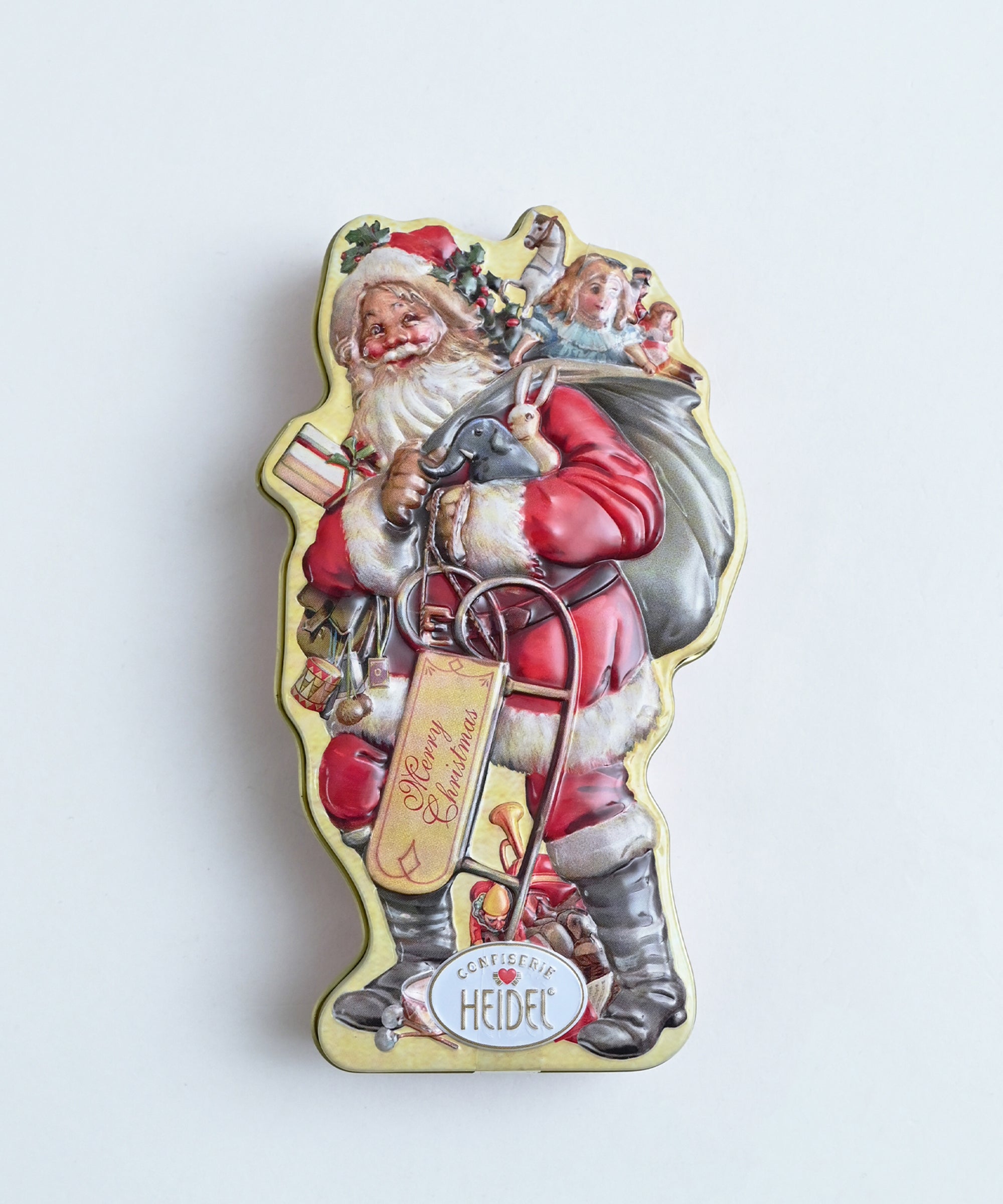 クリスマス ノスタルジックサンタ缶 チョコレート菓子 クリスマス