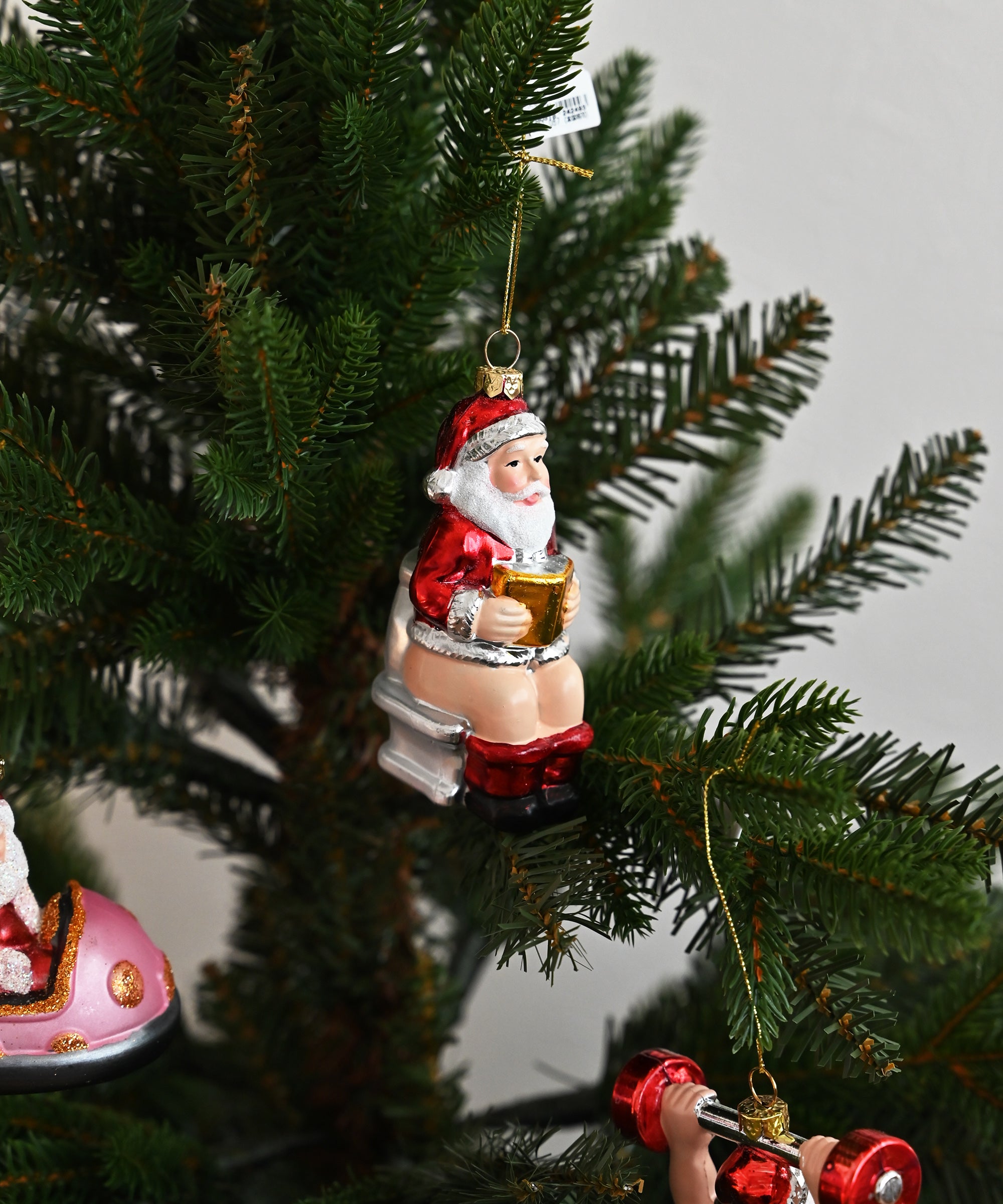 特大/ヴィンテージ/サンタ/オーナメント/マーキュリーグラス/デパートメント56 特大/ヴィンテージ/サンタ/オーナメント/マーキュリーグラス