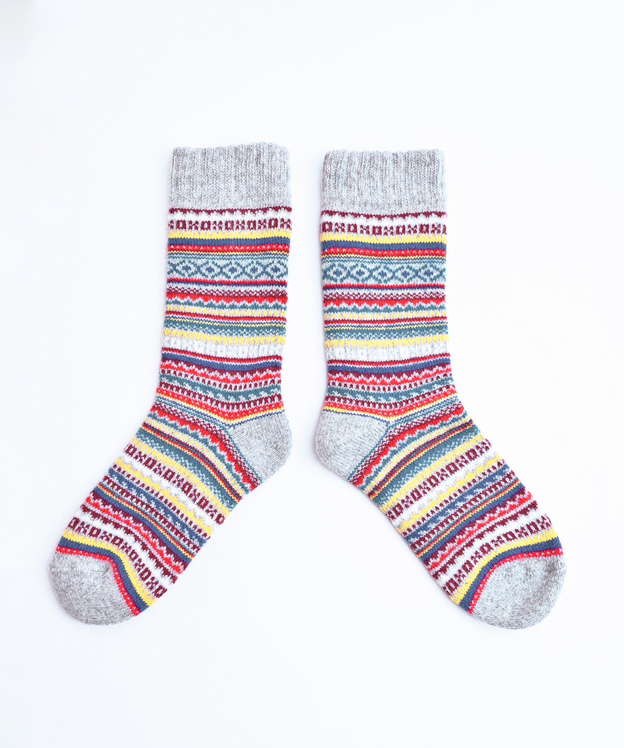 H FOOTWEAR】FAIR ISLE 靴下 ルームソックス – BASIC AND ACCENT