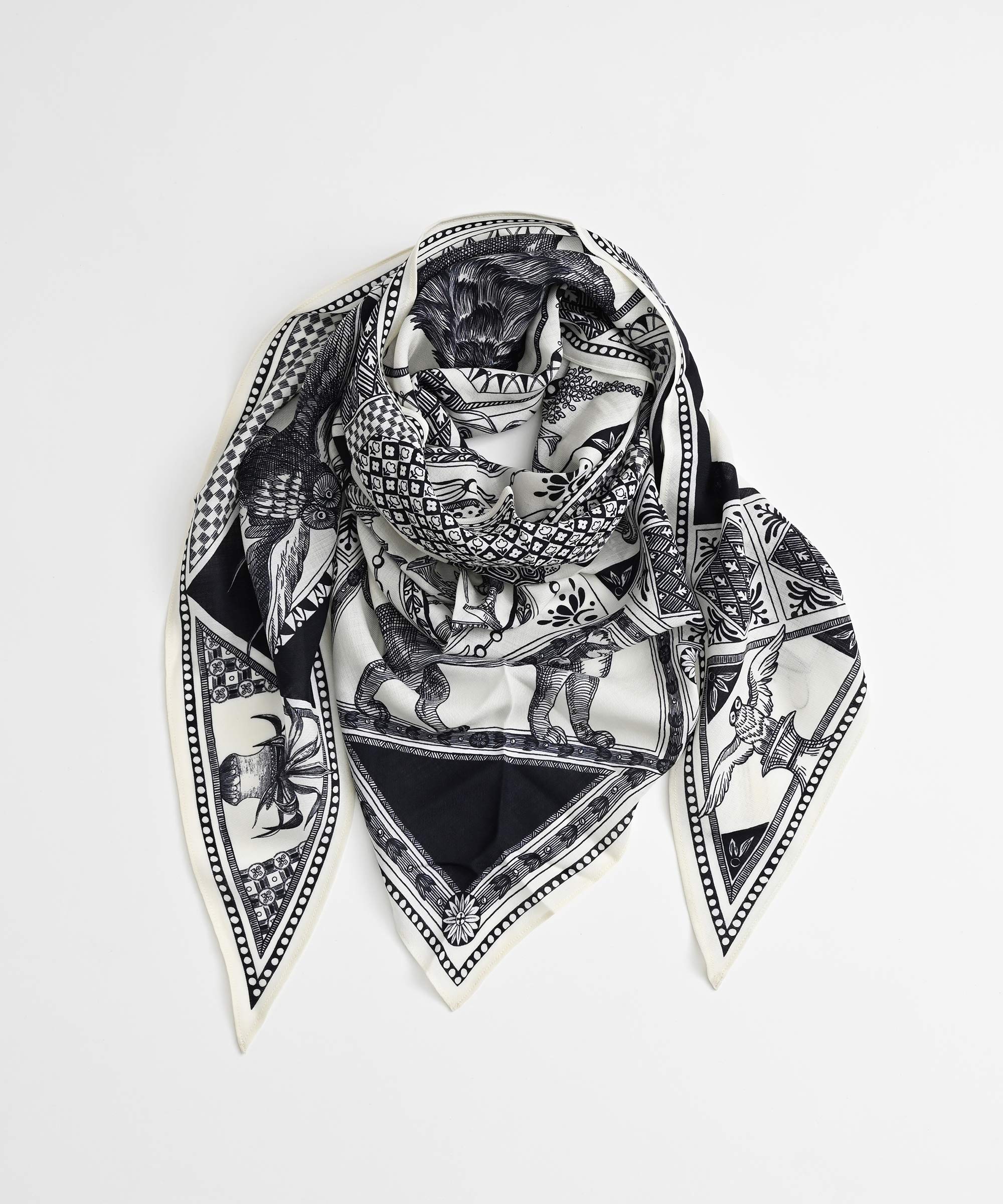 INOUI EDITIONS(イヌイ・エディション)】TRIANGLE SCARF – BASIC AND