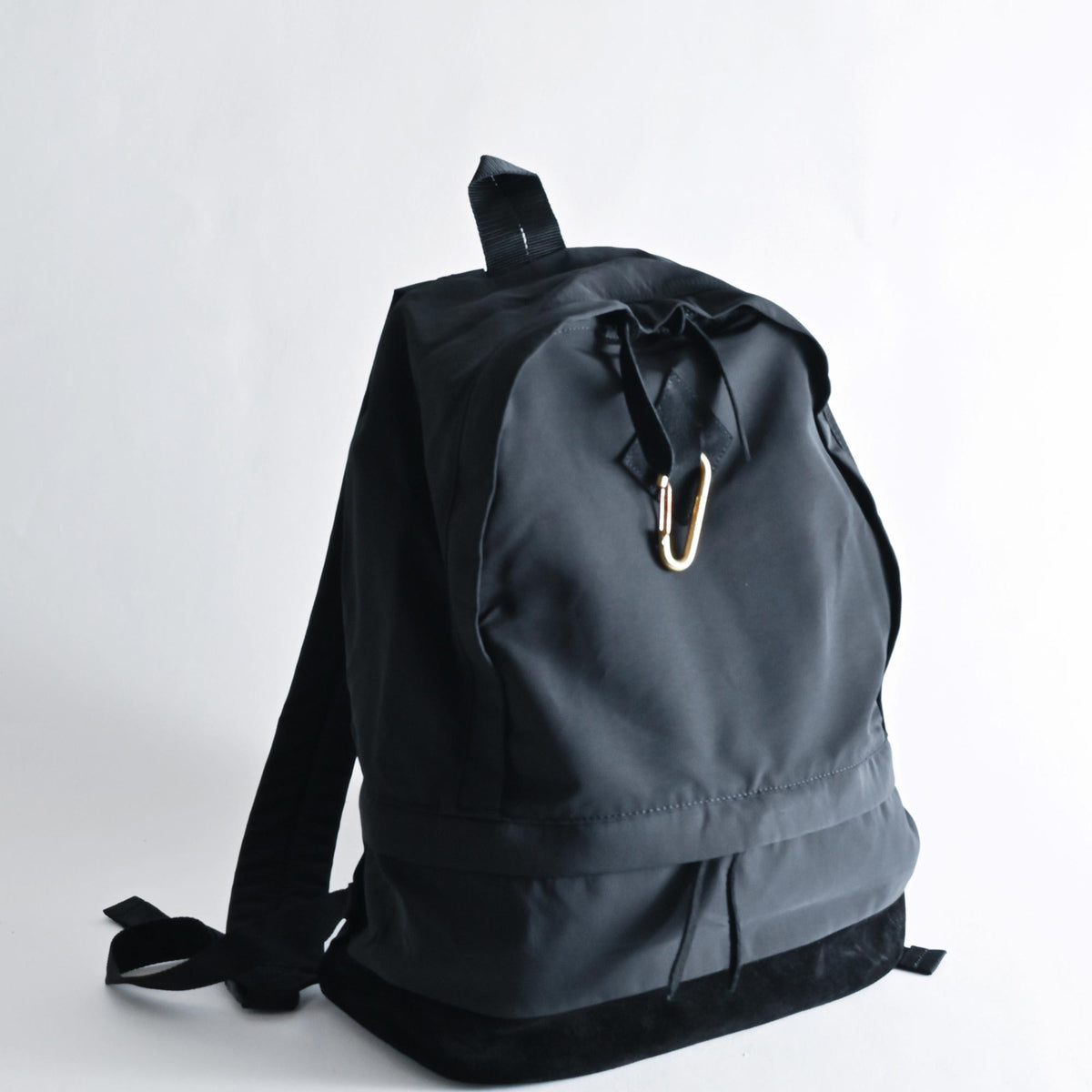 master&co. ベージュ ナイロン スエード リュック バックパック 