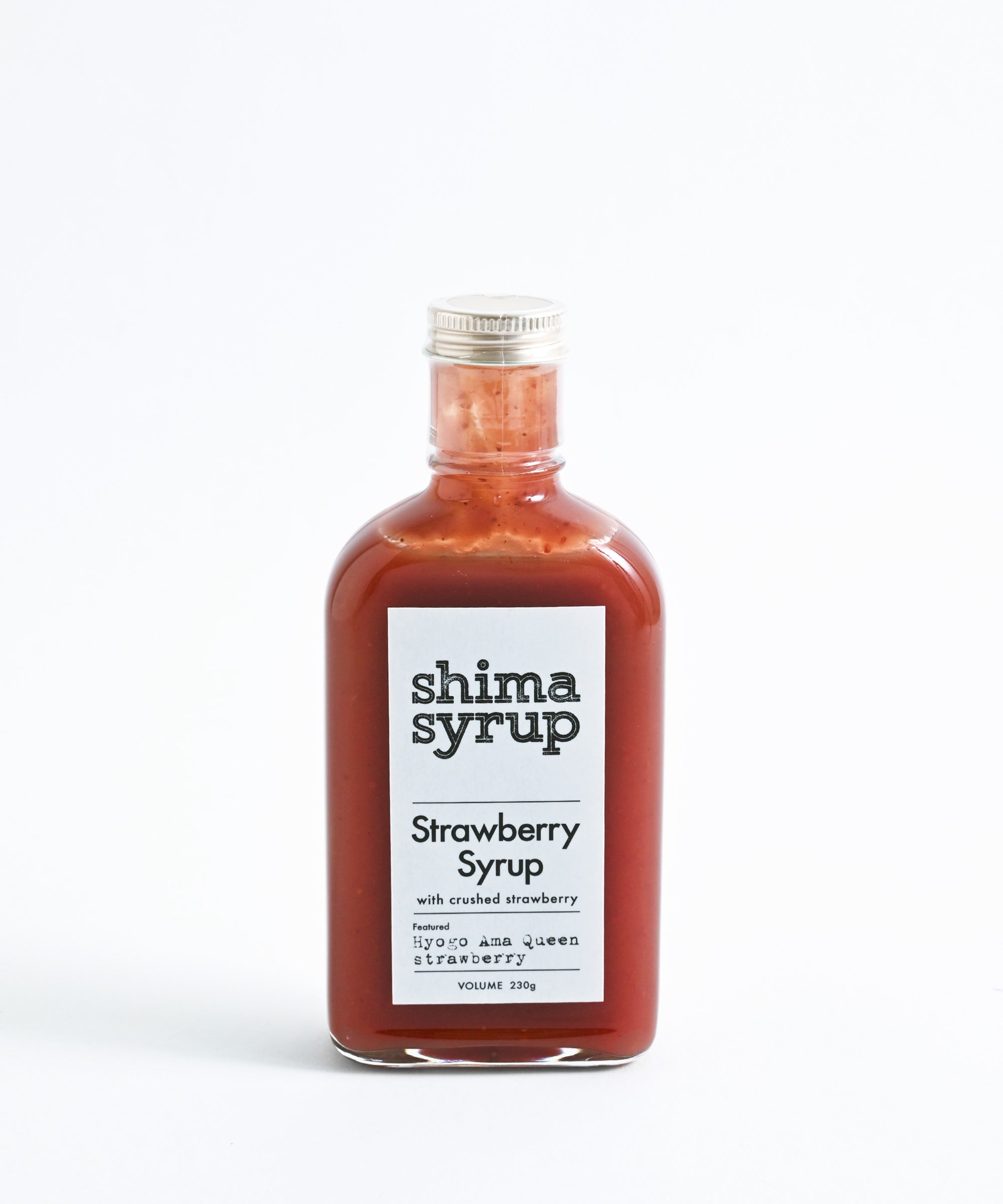 shima syrup】イチゴシロップ Strawberry Syrup with crashed