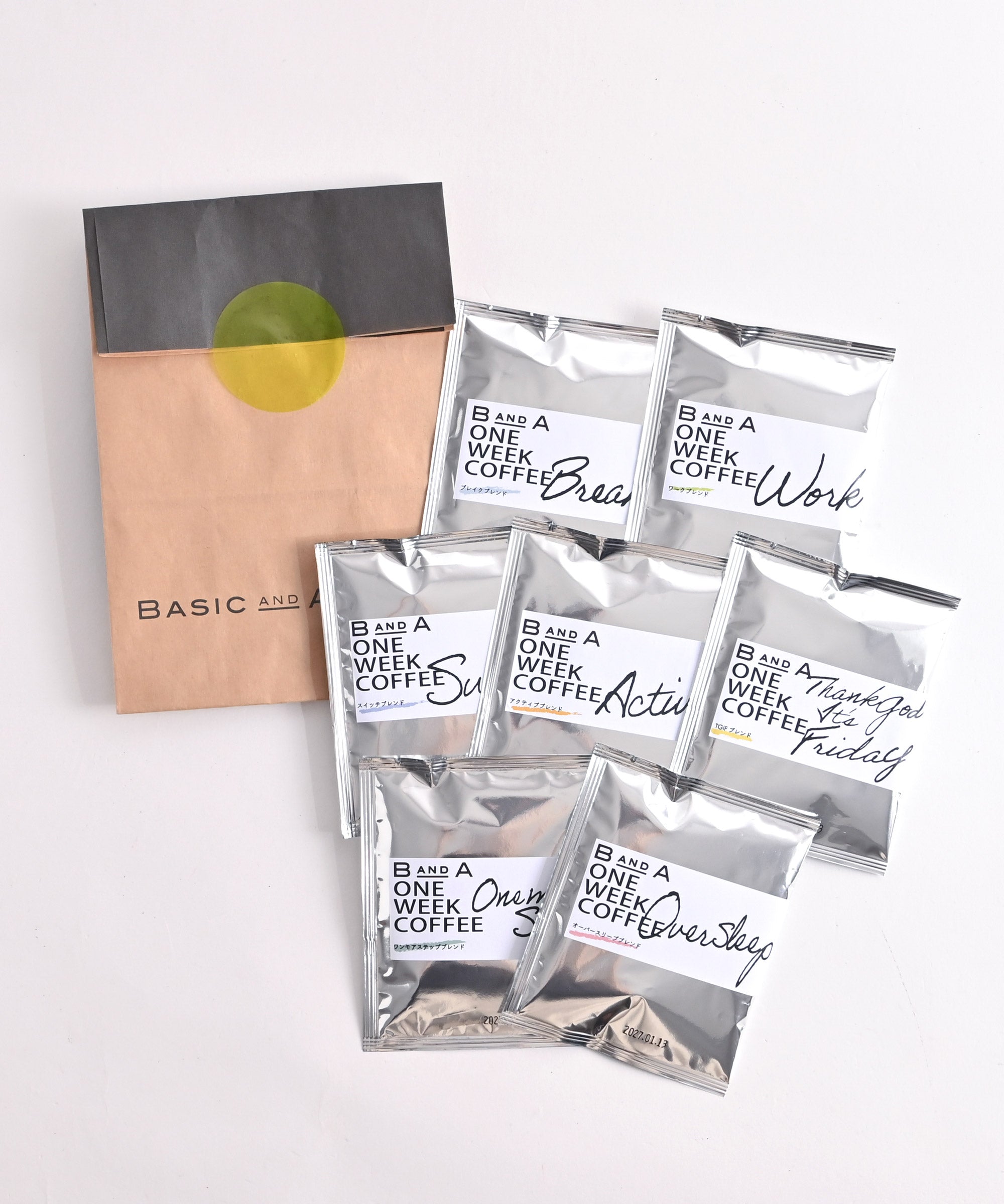 COFFEE FACTORY未開け新品 ONE WEEK COFFEE ドリップコーヒー 7種セット | BASIC AND ACCENT