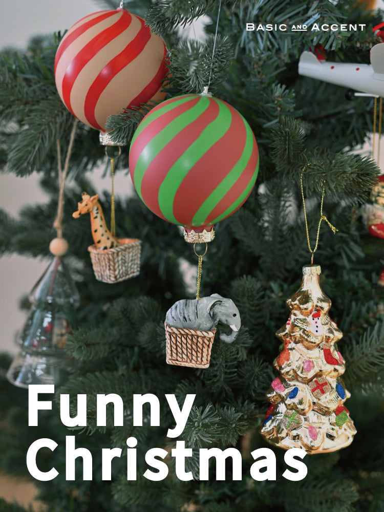 [イベント] Funny Christmas｜ユニークなクリスマスオーナメントなどひと味違う遊び心のあるアイテムが登場。