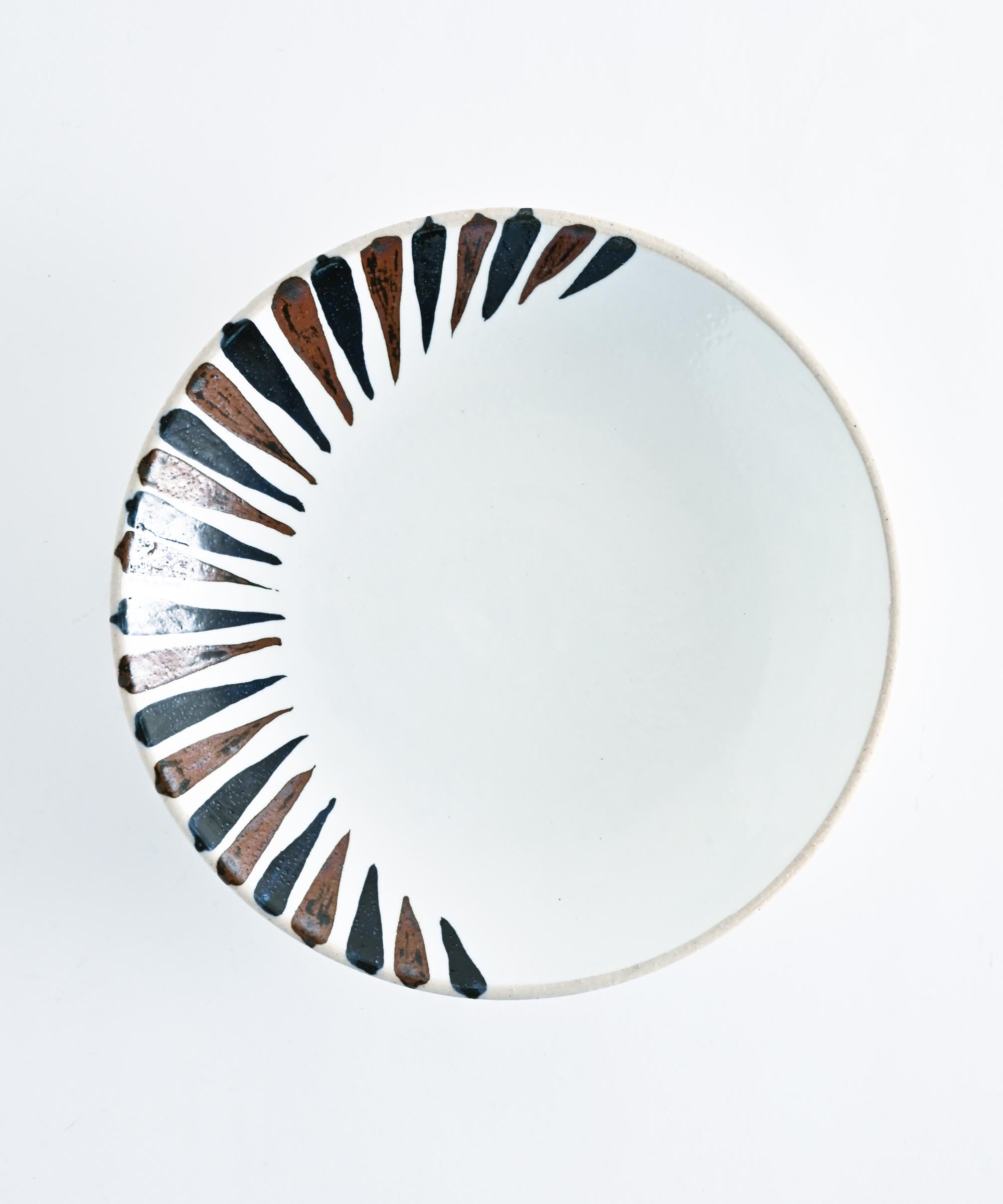 7寸皿 プレート [染錆十草] – BASIC AND ACCENT ONLINE STORE