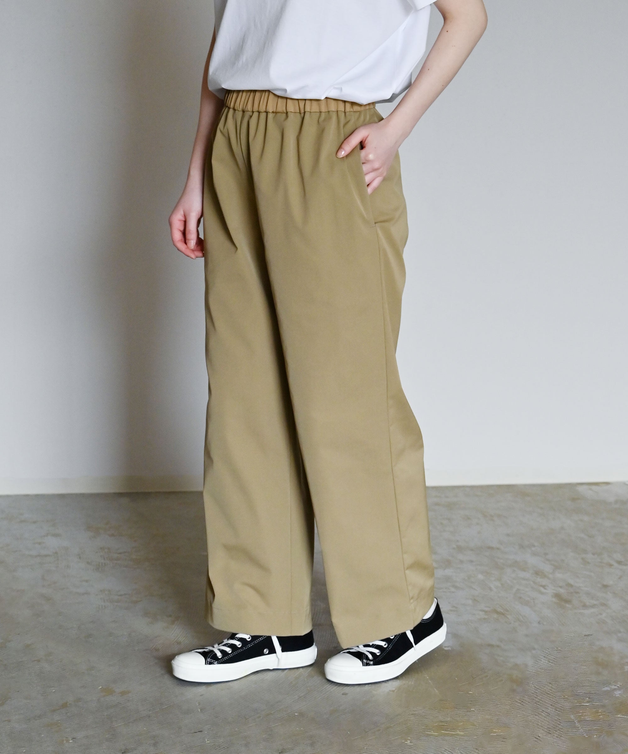 Hbeautyandyouth チノパン H＞チノワイドパンツ