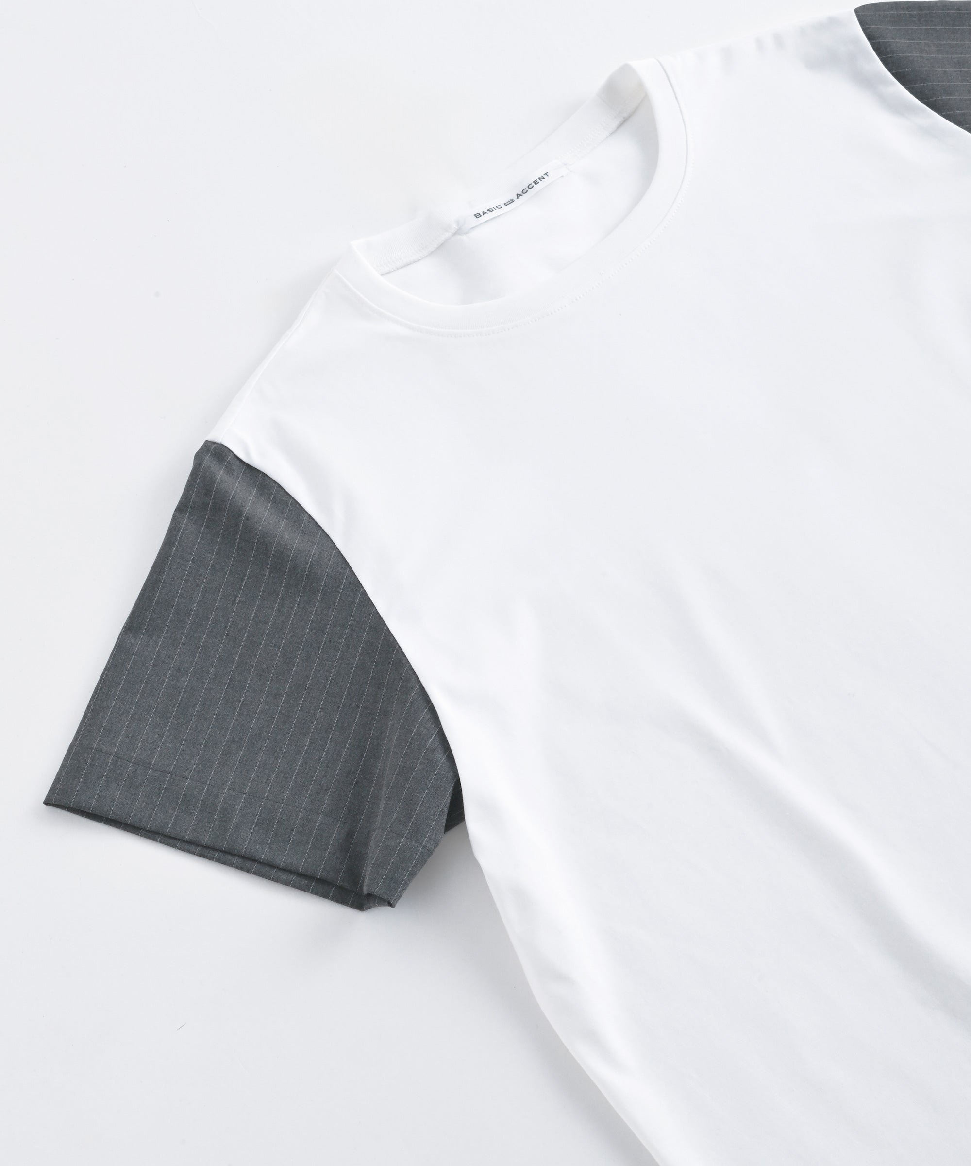 ピンストライプスリーブTシャツ 半袖 – BASIC AND ACCENT ONLINE STORE
