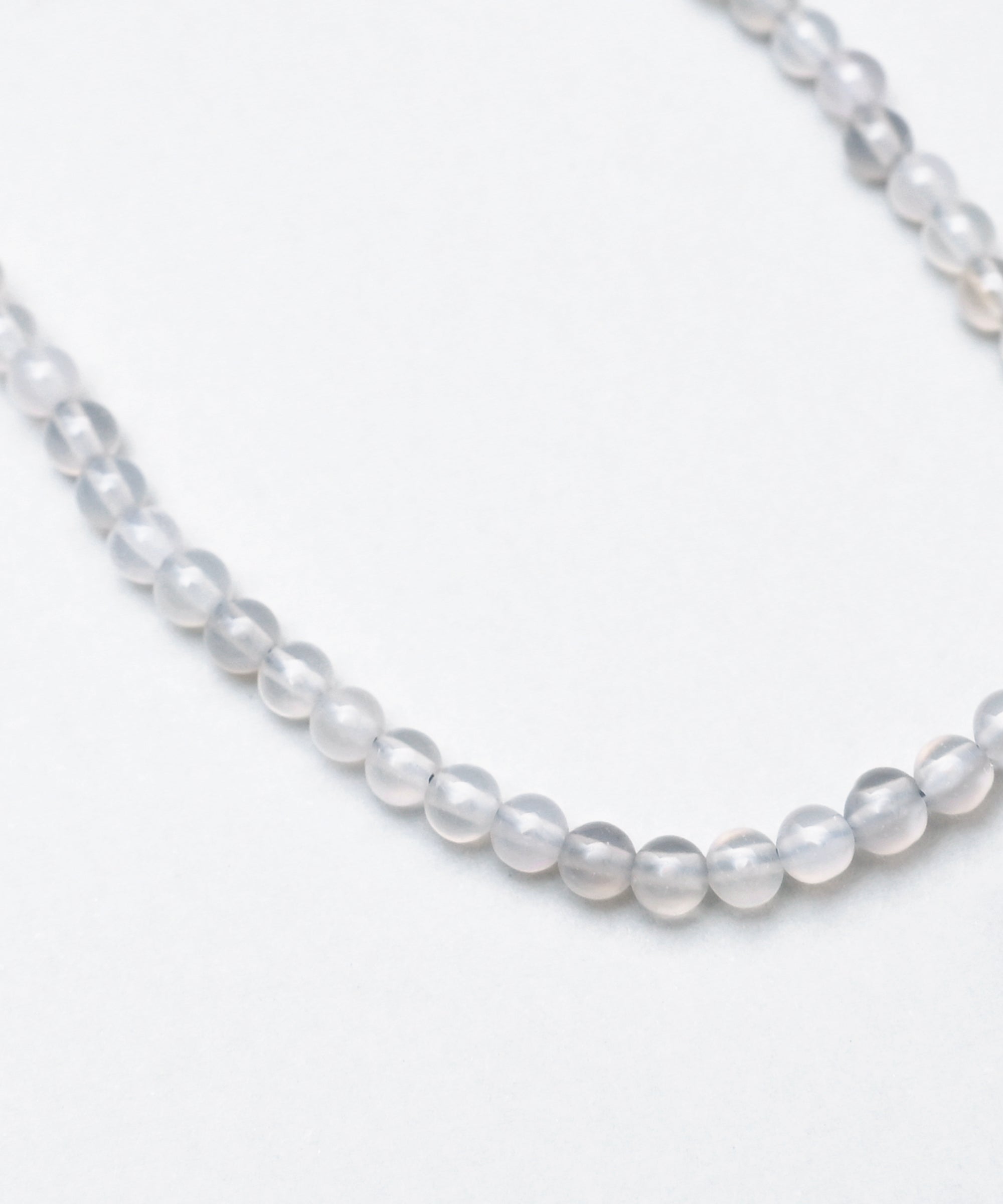 ※hさま専用　新品未使用　淡水パール×ムーンストーン　ネックレス　クリア BASIC AND ACCENT】nuclear pearl 淡水パール ネックレス オニキス