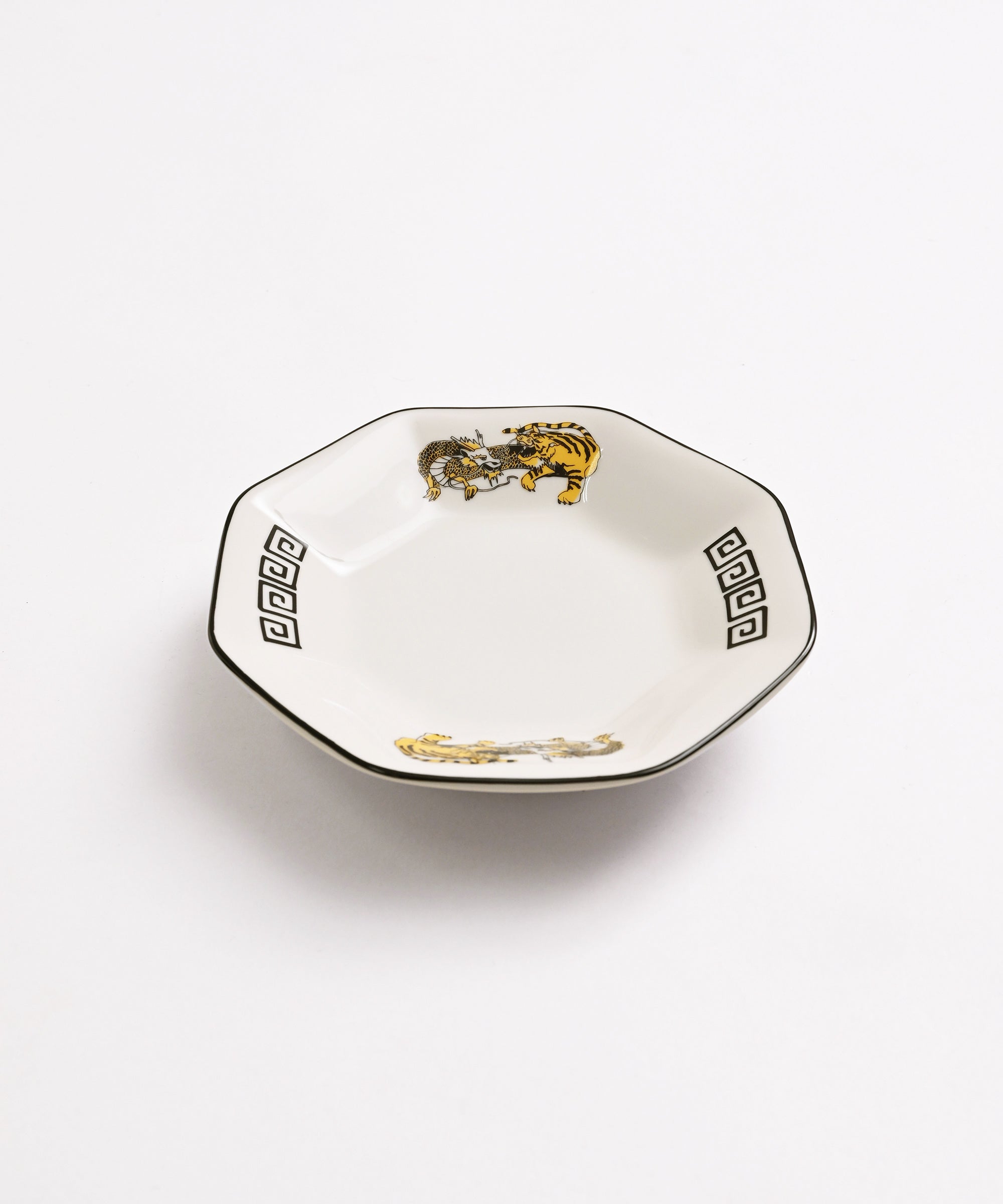 BASIC AND ACCENT】TIGER&DRAGON(中華皿シリーズ) 八角皿・チャーハン