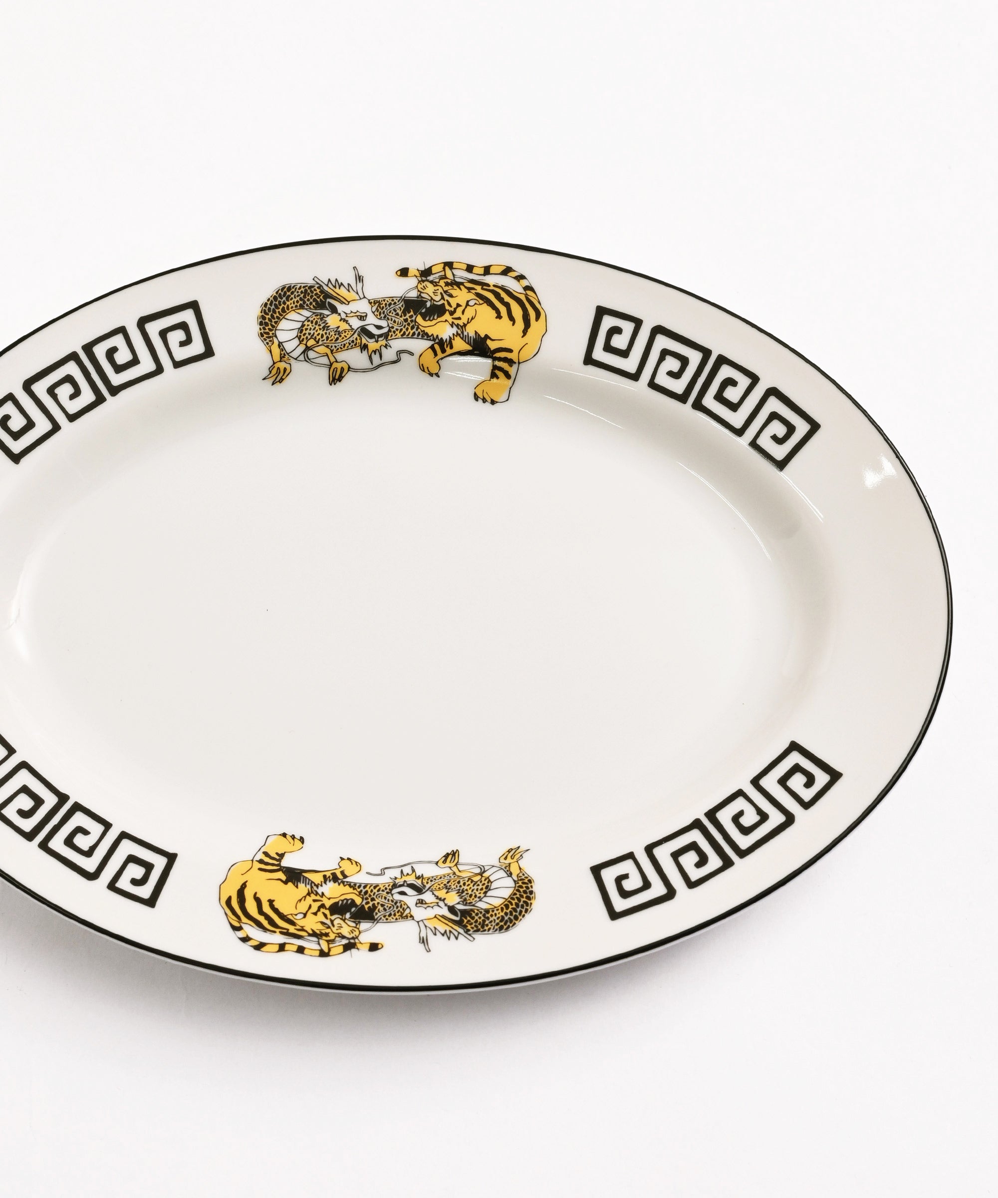 BASIC AND ACCENT】TIGER&DRAGON(中華皿シリーズ) オーバル皿 – BASIC