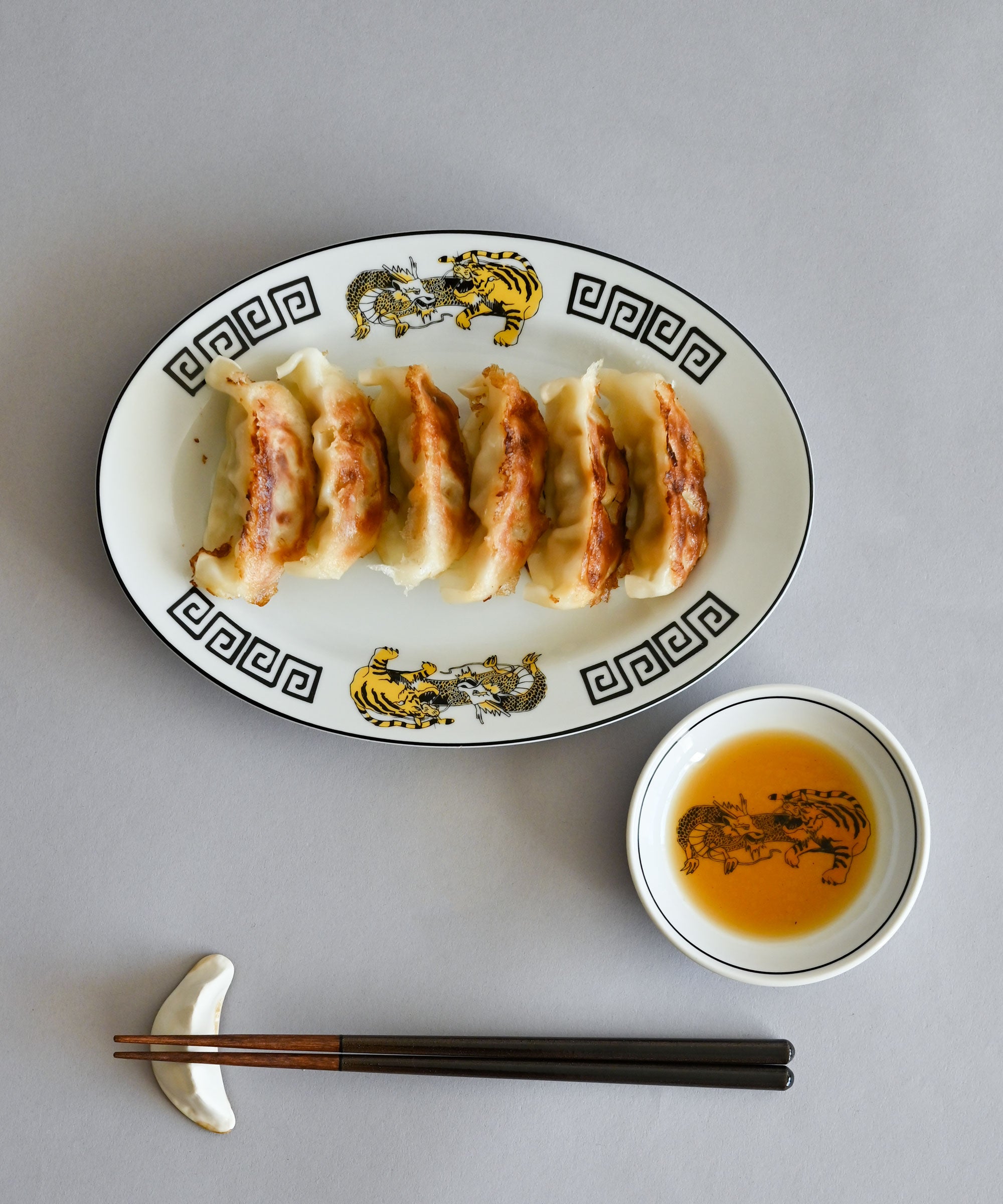 BASIC AND ACCENT】TIGER&DRAGON(中華皿シリーズ) オーバル皿 – BASIC