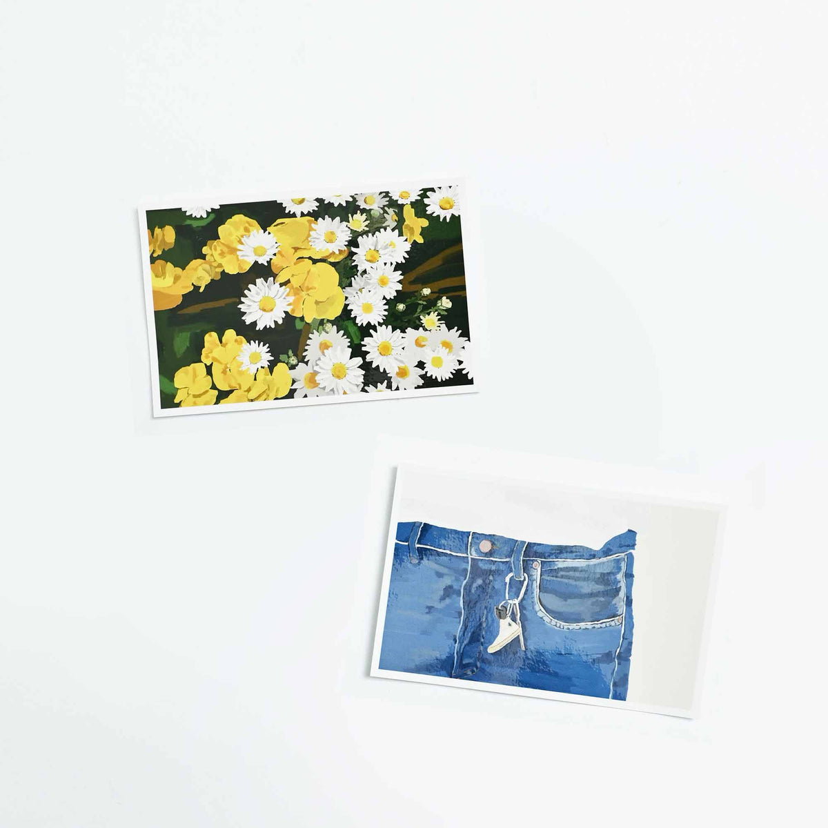 【BASIC AND ACCENT】ステッカー flower&jeans 2枚セット – BASIC AND ACCENT ONLINE STORE