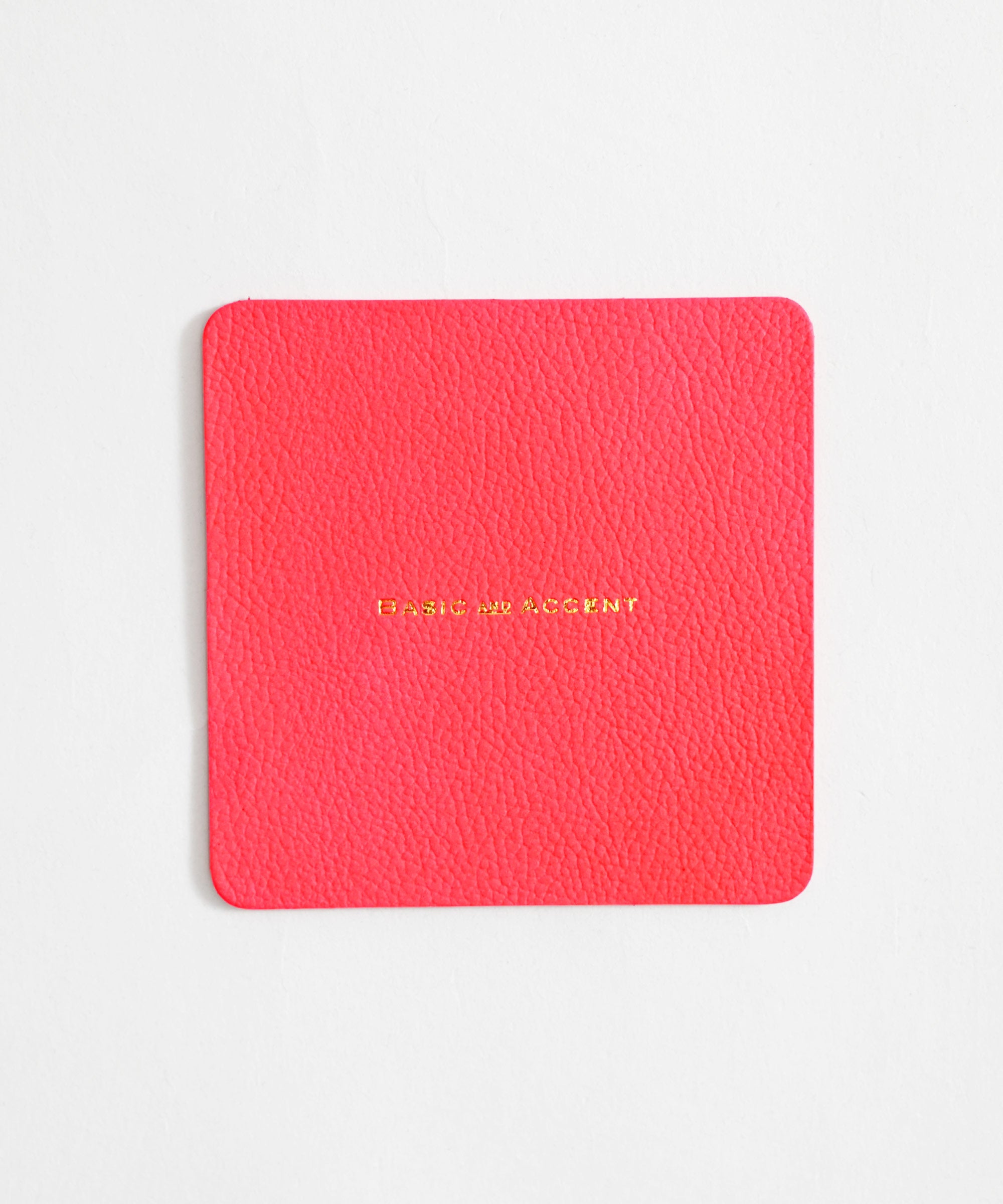 BASIC AND ACCENT】Leather Works コースター – BASIC AND ACCENT
