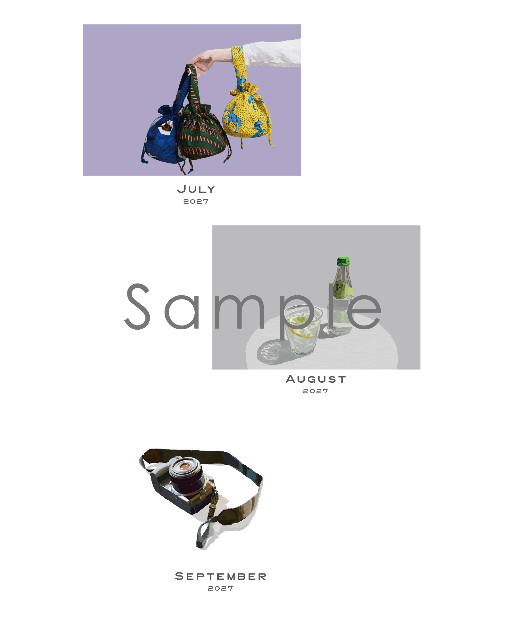 BASIC AND ACCENT】B&A 2027カレンダー – BASIC AND ACCENT ONLINE STORE