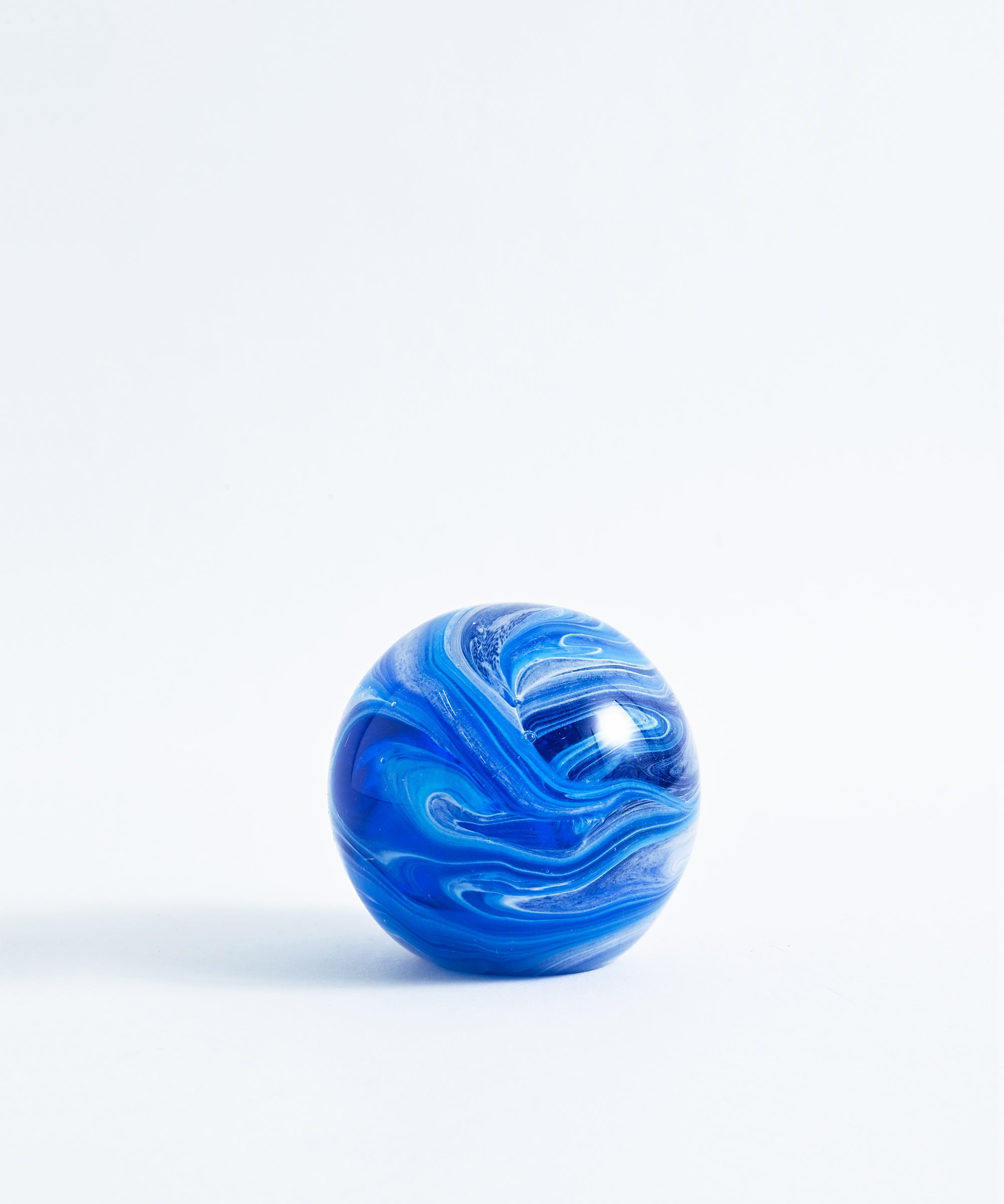 あ　卵型ガラスアート ブラウンマーブル amabro/アマブロ】ABSTRACT GLASS BALL S Multi ガラスオブジェ
