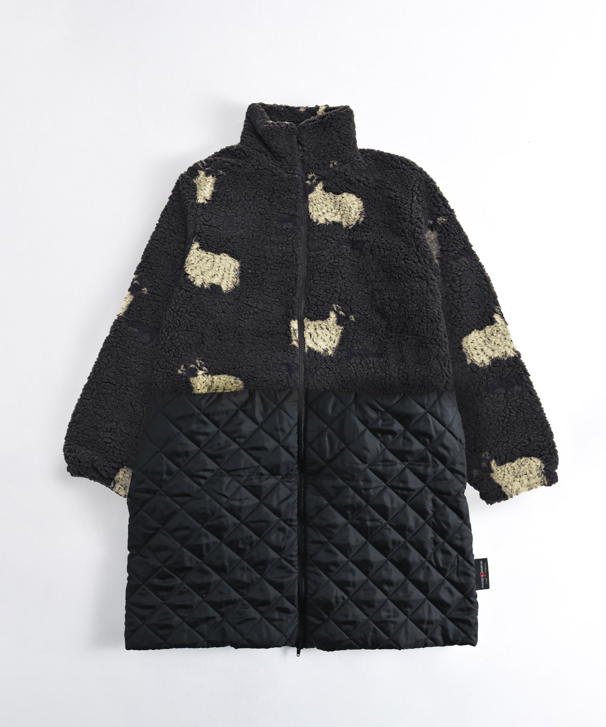 Farfield/ファーフィールド】 QUILTING COAT フリース×キルティング