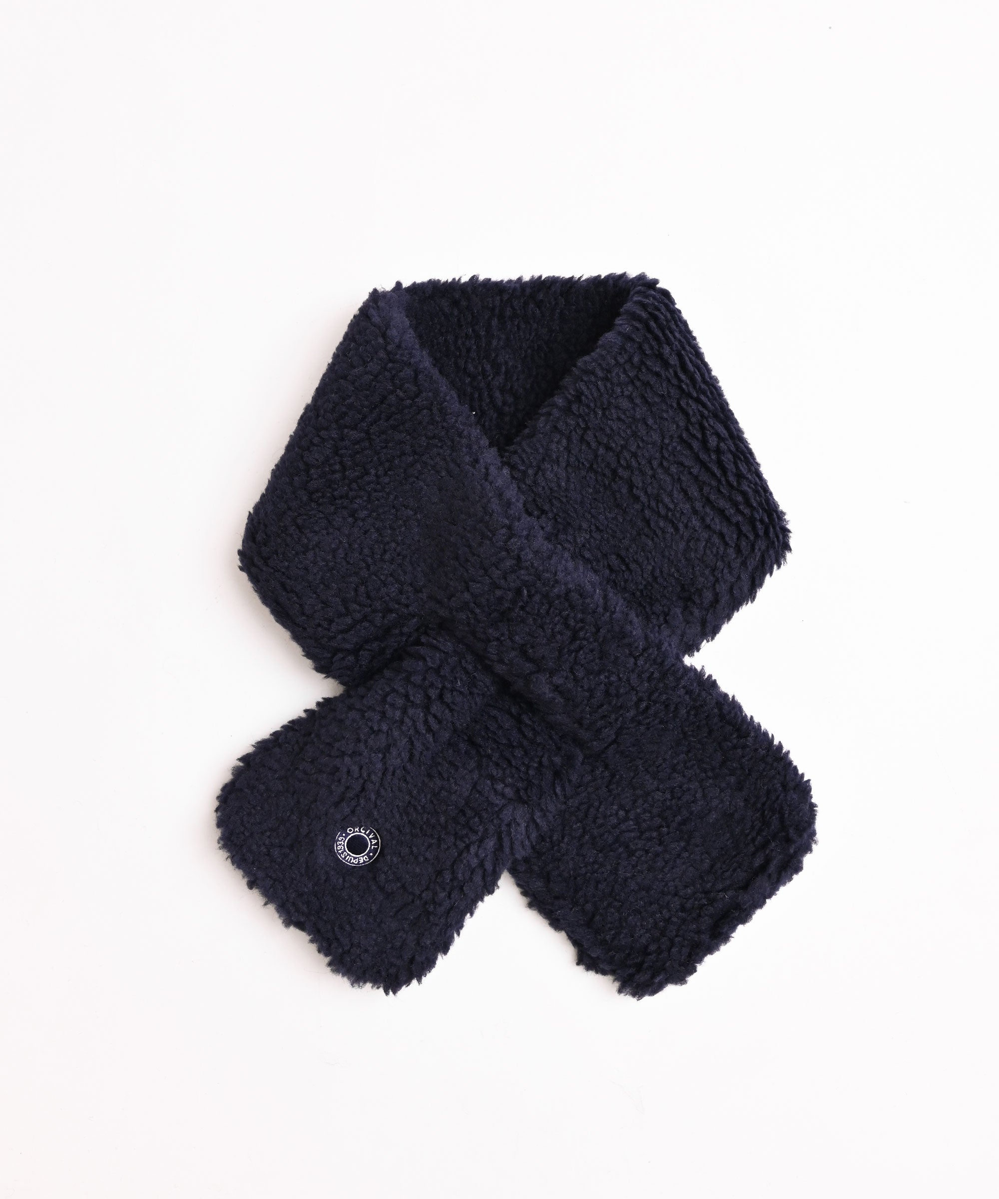 OUAT OFFICE SCARF NAVY マフラー OUAT OFFICE SCARF マフラー ネイビー