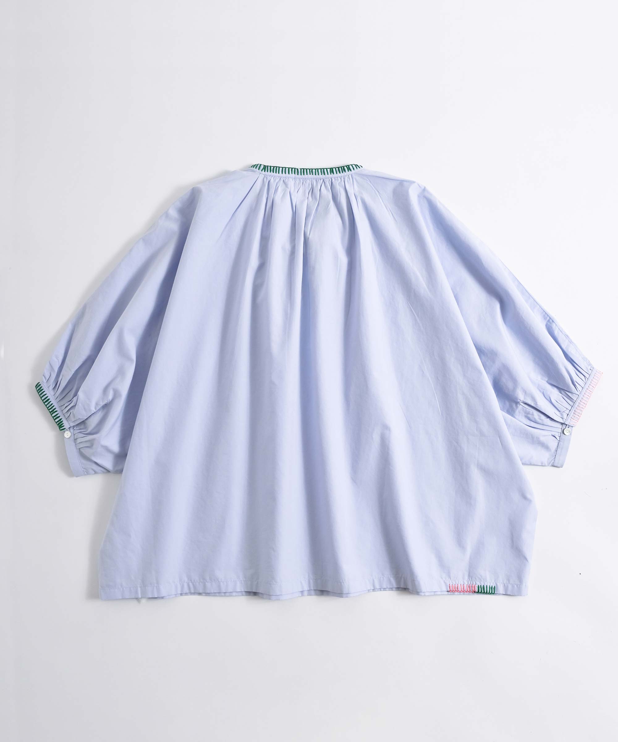 INDIA INDUSTRY/インディアインダストリー】 EMBROIDERY SHIRT