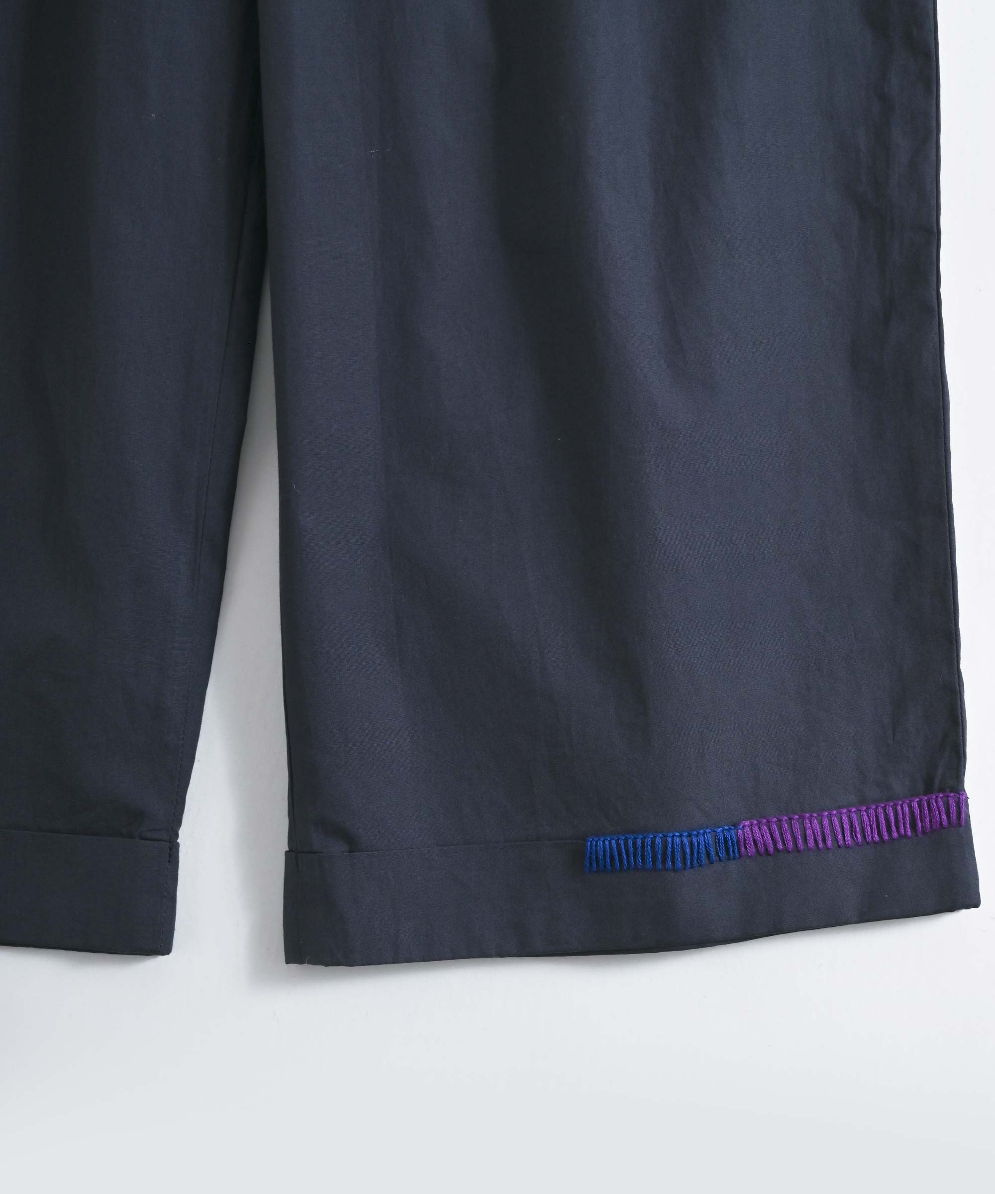INDIA INDUSTRY/インディアインダストリー】 EMBROIDERY PANTS
