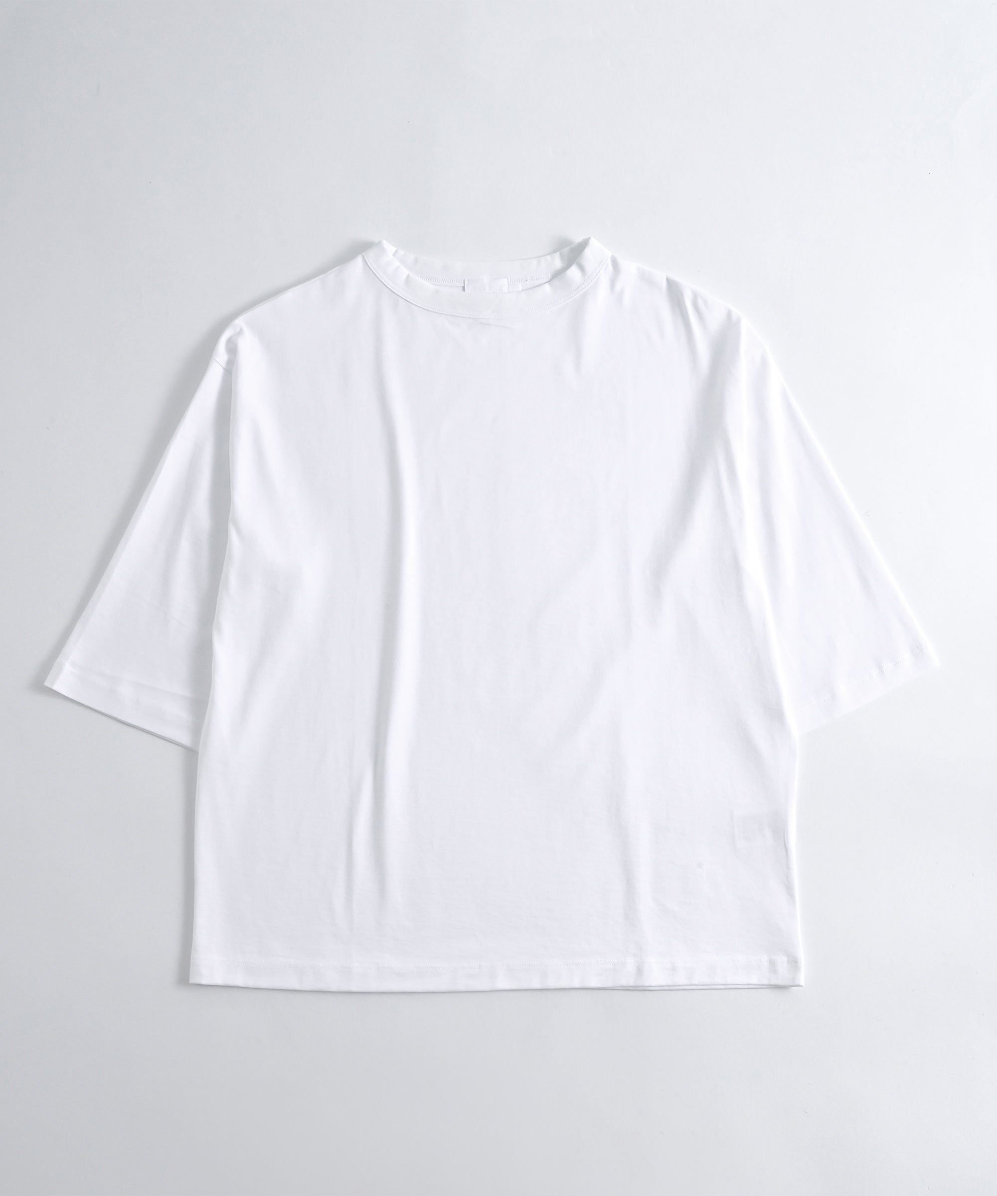 handvaerk ボトルネックTシャツ handvaerk/ハンドバーグ】ボトルネック7分袖Tシャツ BOTTLE NECK