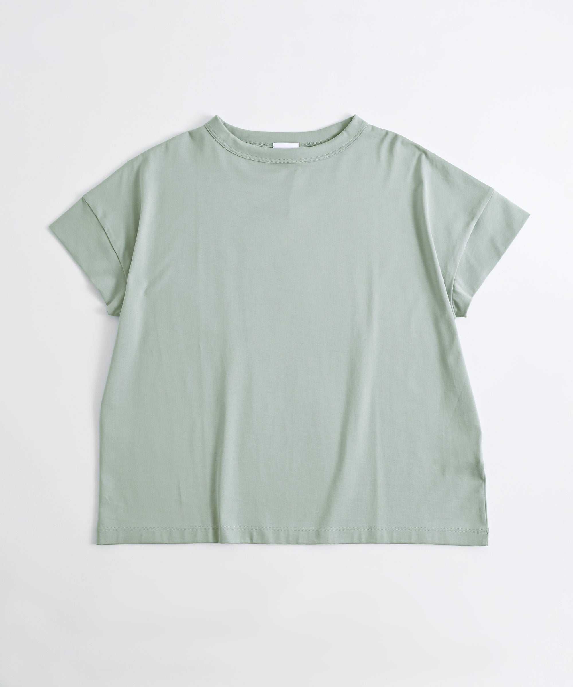 handvaerk/ハンドバーグ】 ボトルネック Tシャツ 半袖 60/2 BOTTLE