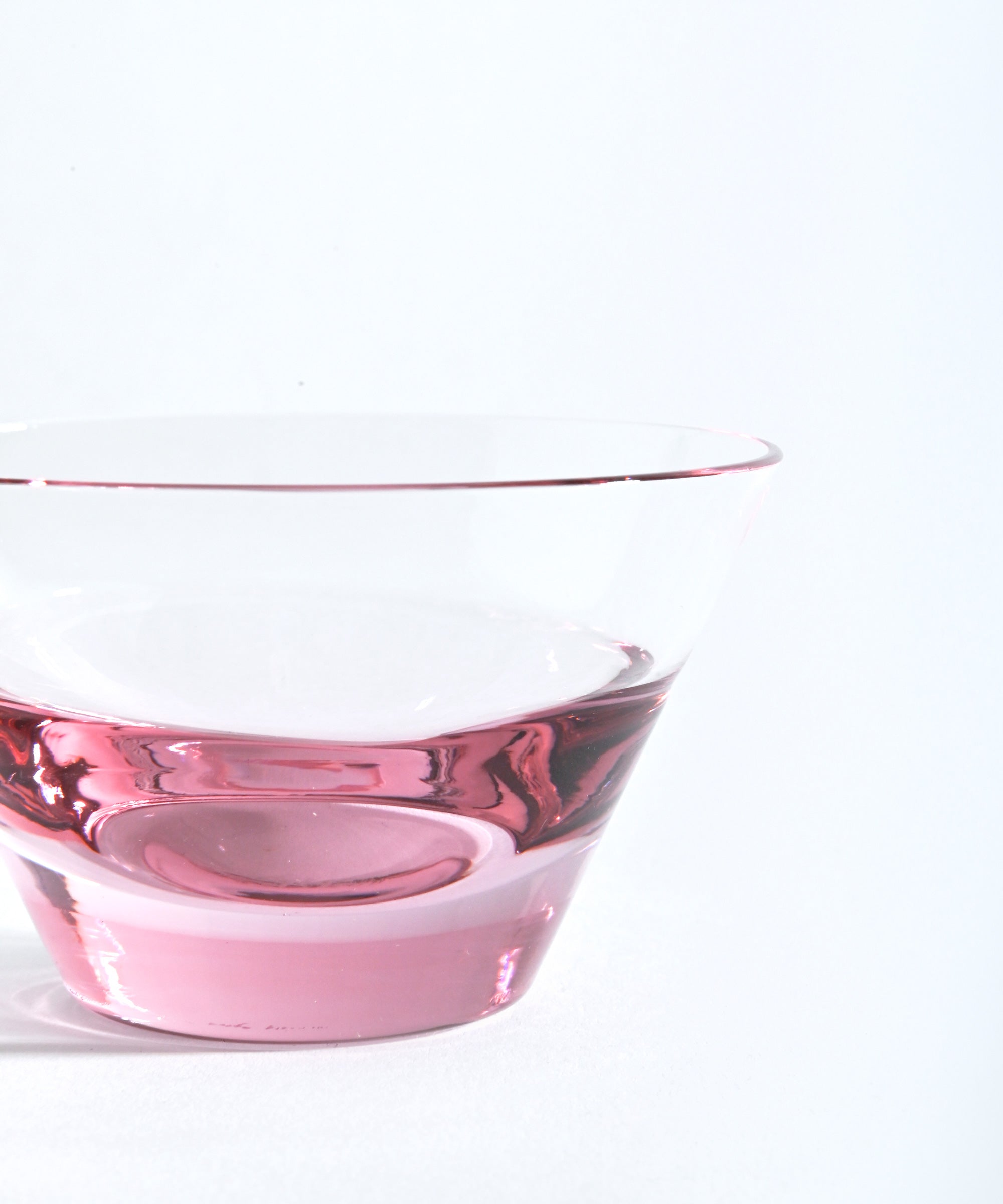 【Sghr 】スガハラ　菅原工芸硝子　グラス4個 Charaku 茶楽 L size CHK-9REC 85×115H・255ml yeah M size CHK