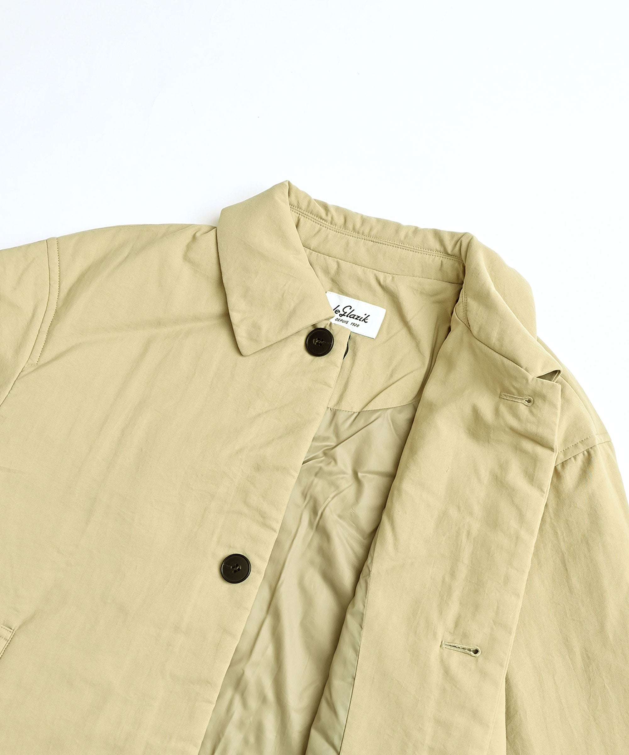 LE GLAZIK/ル・グラシック】 PADDED COAT 中綿ショートコート – BASIC