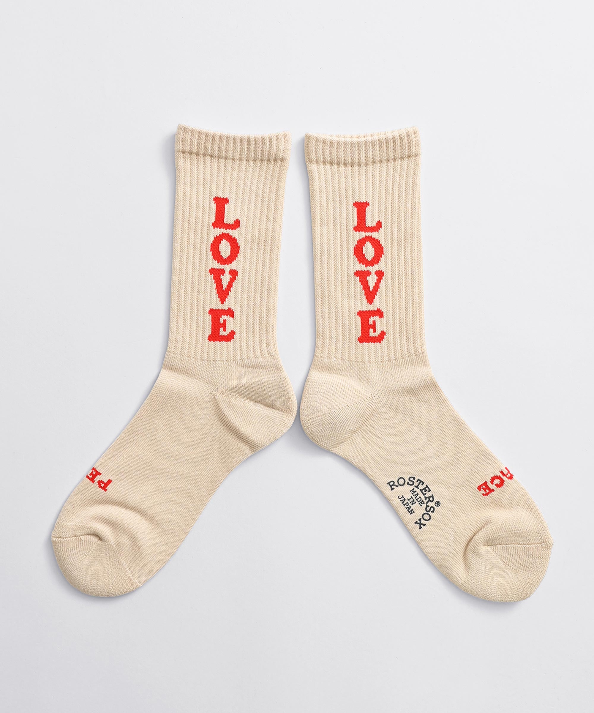 ROSTER SOX/ロスターソックス】DE LA flower ソックス RS-485 DE LA