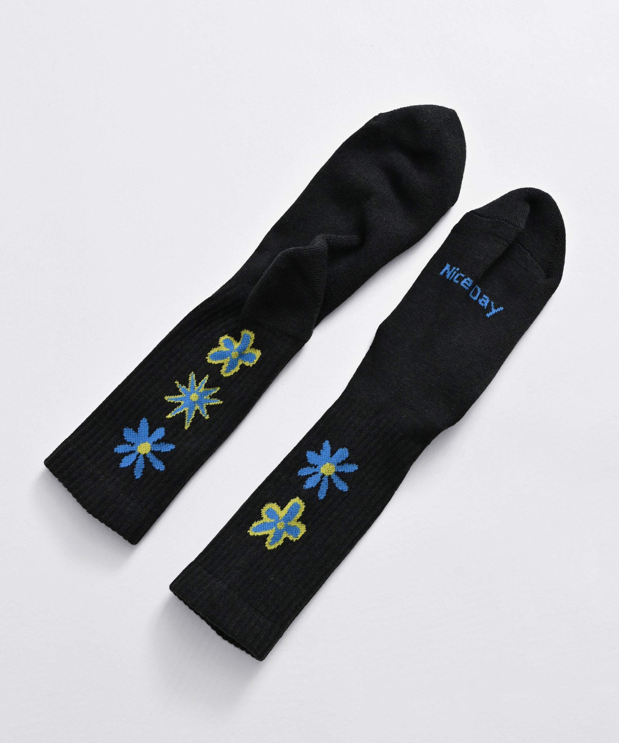 ROSTER SOX/ロスターソックス】DE LA flower ソックス RS-485 DE LA