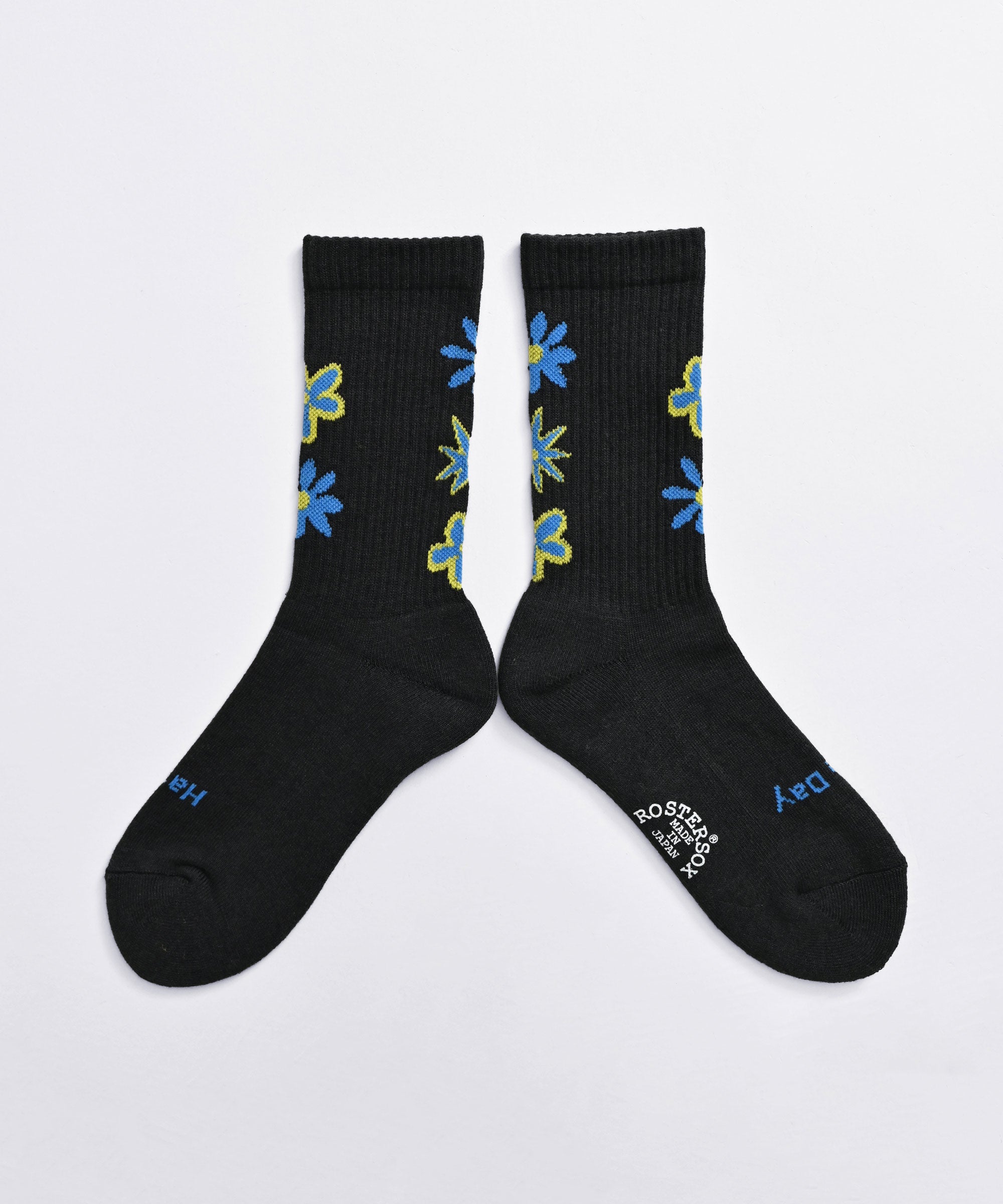 ROSTER SOX/ロスターソックス】DE LA flower ソックス RS-485 DE LA
