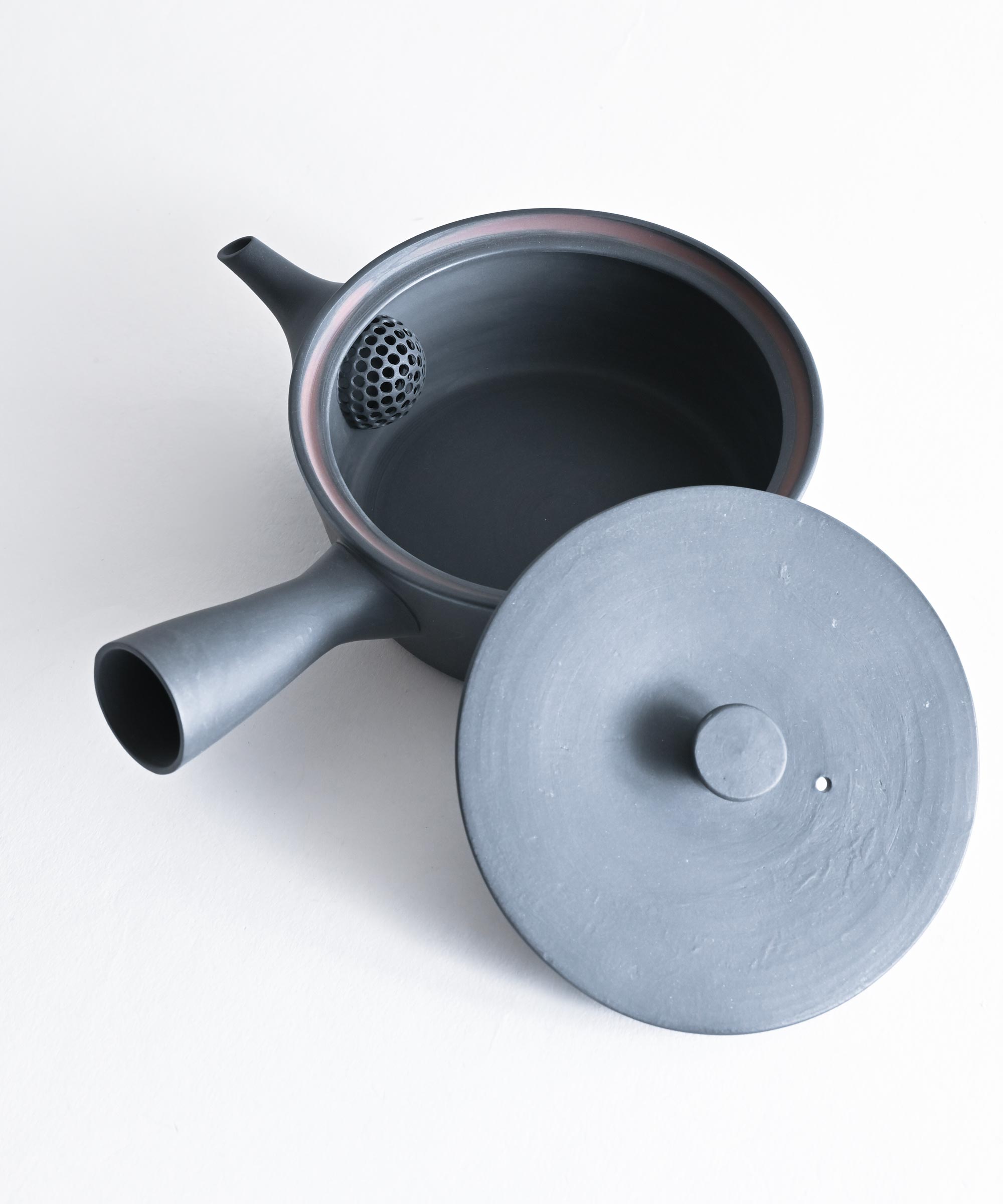 南景製陶園】Sencha 320 急須 (黒練) – BASIC AND ACCENT ONLINE STORE