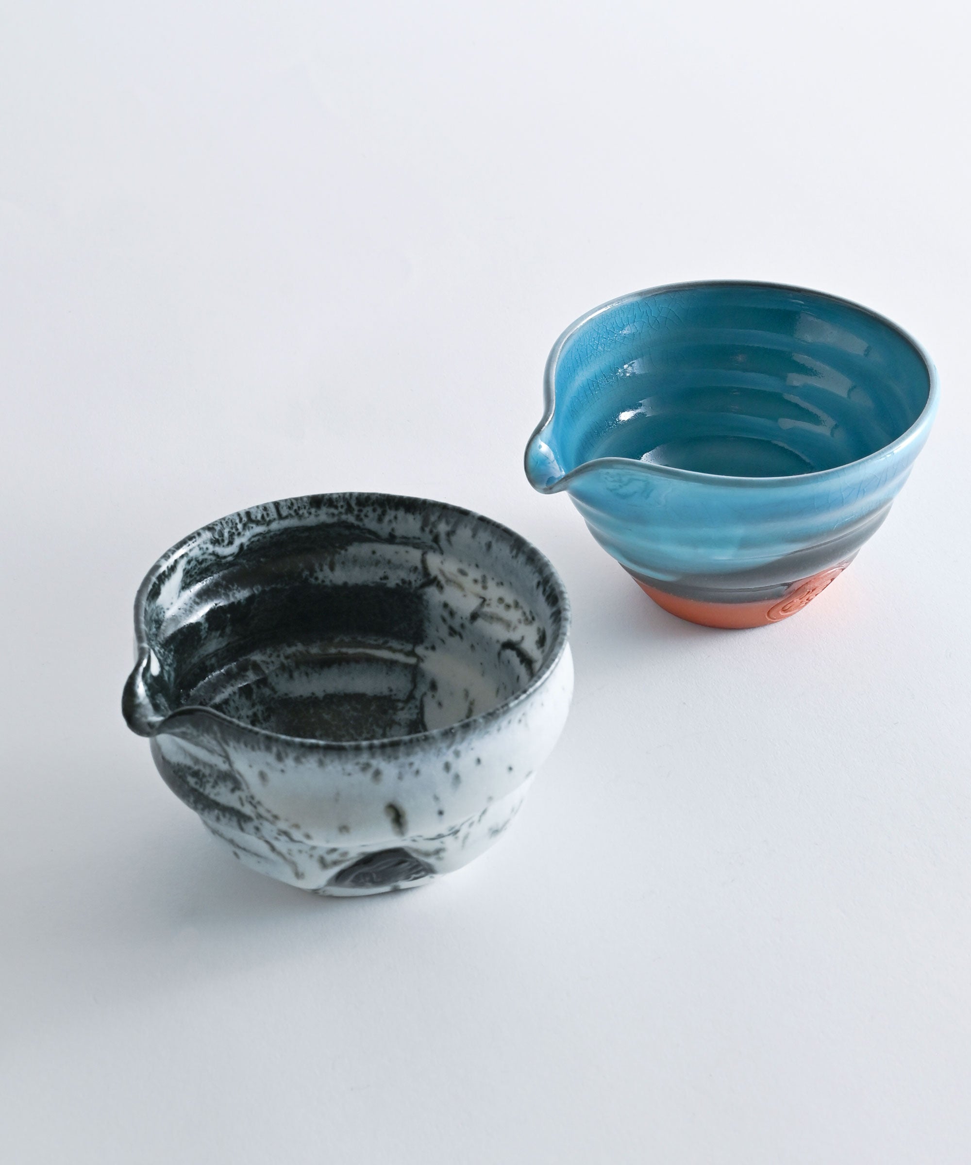 京焼　色絵ワラビ茶碗　　新品 栗山園オンライン通販部 / 【出物】 色絵青楓画茶碗 清閑寺窯