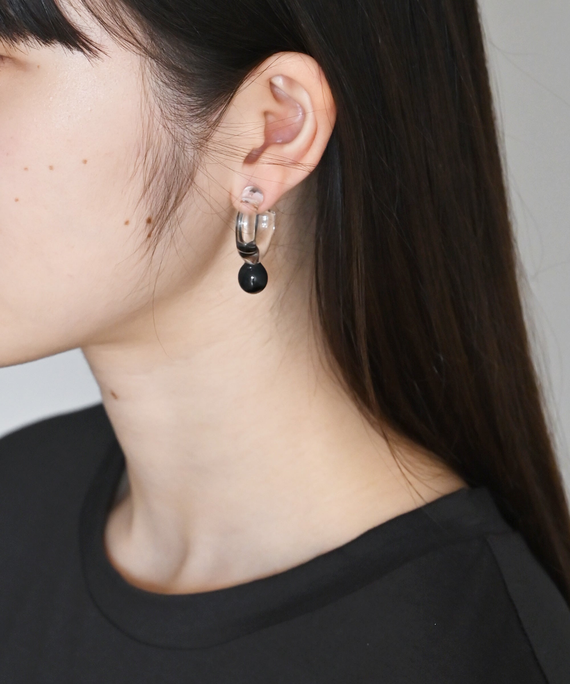 hoopさん専用！ n_t1007さん専用 シルバー ストーン付き フープピアス