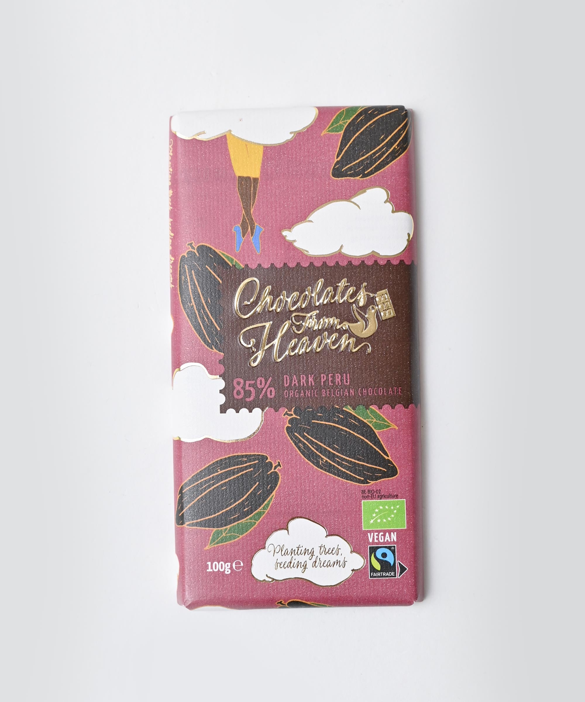 チョコレートフロムヘヴン 85％ダーク ペルー&ドミニカ – BASIC AND