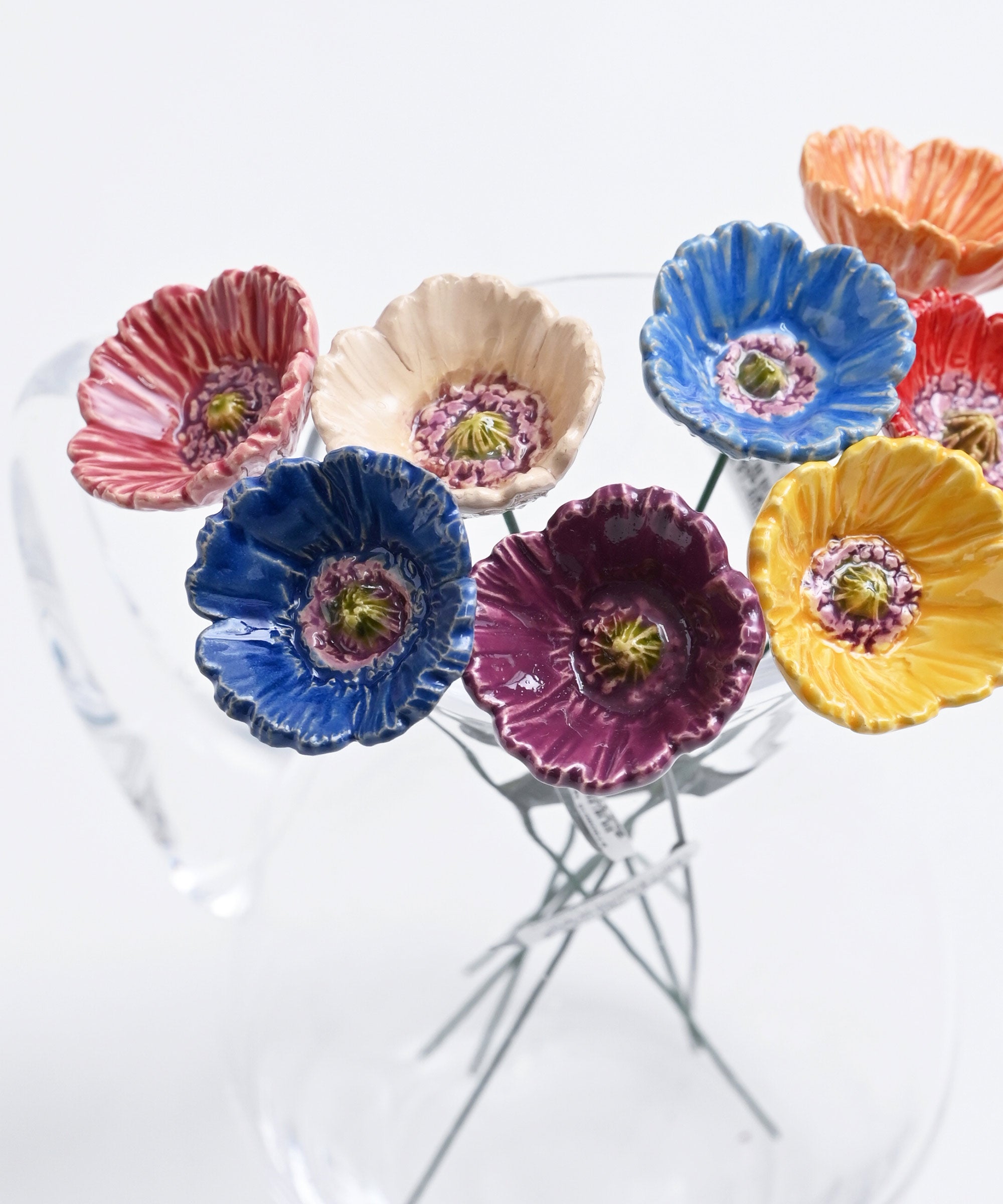 Kis keramia/キスケラミア】リトルポピー 陶器のお花 – BASIC AND