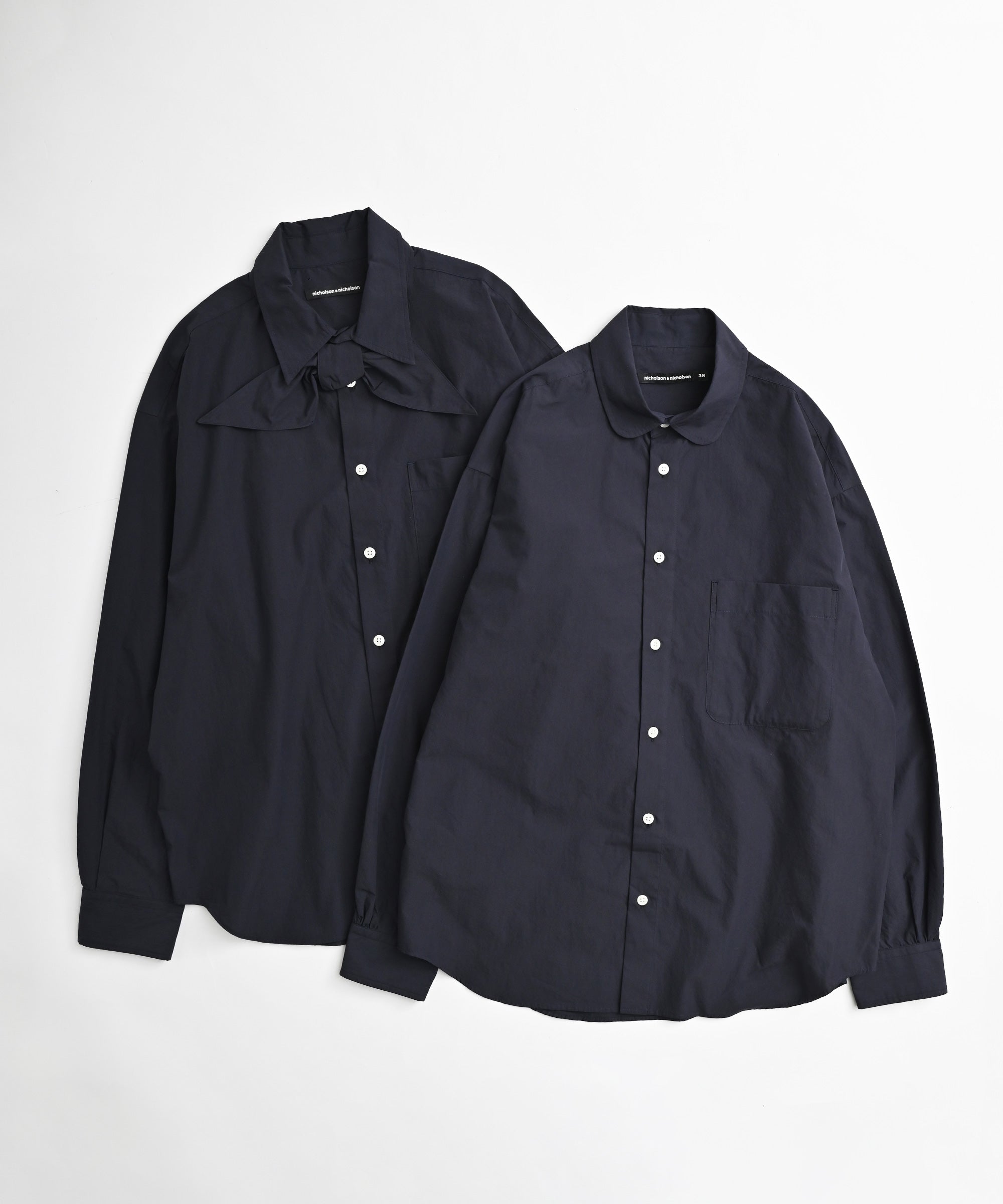 nicholson & nicholson】WASHED COTTONシャツ – BASIC AND ACCENT