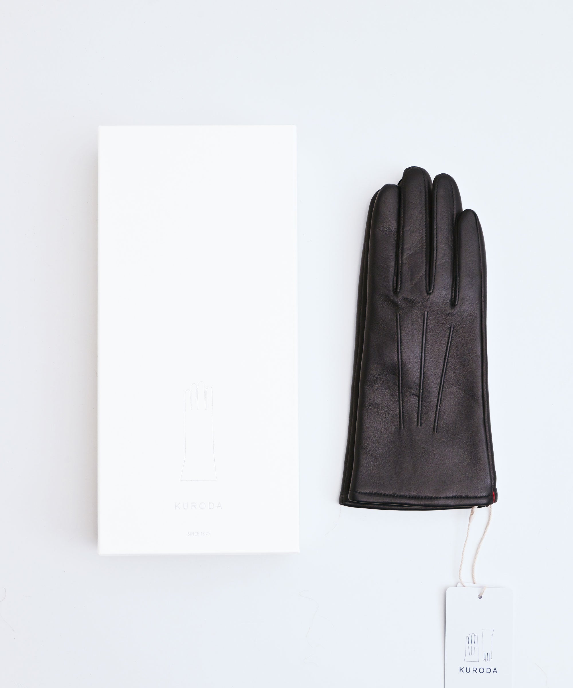 KURODA/クロダ】Italian Sheep 本革 羊革 カシミヤ レザーグローブ