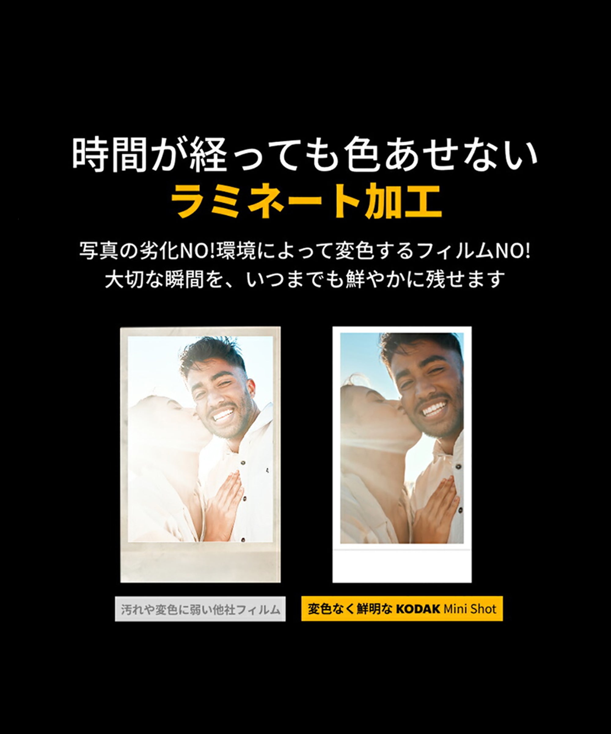 Kodak/コダック】Mini Shot 2 ERA インスタントカメラ レトロ PMS2E