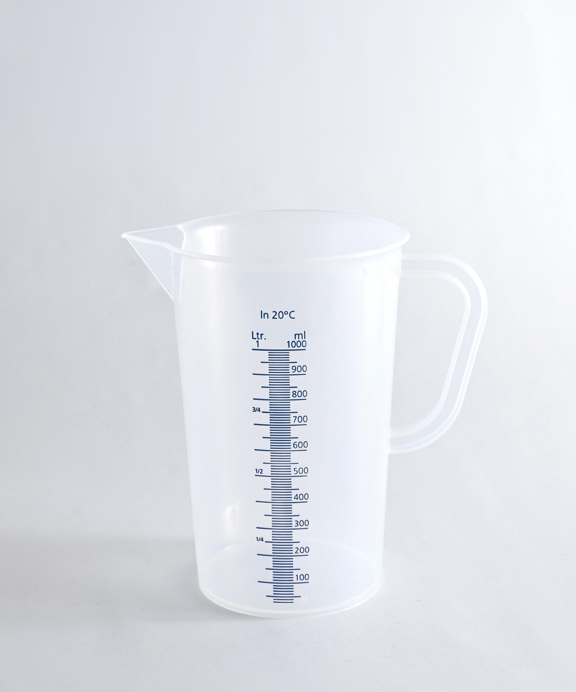 ポリプロピレン 手付 水マス 計量カップ 1000㏄ – BASIC AND ACCENT