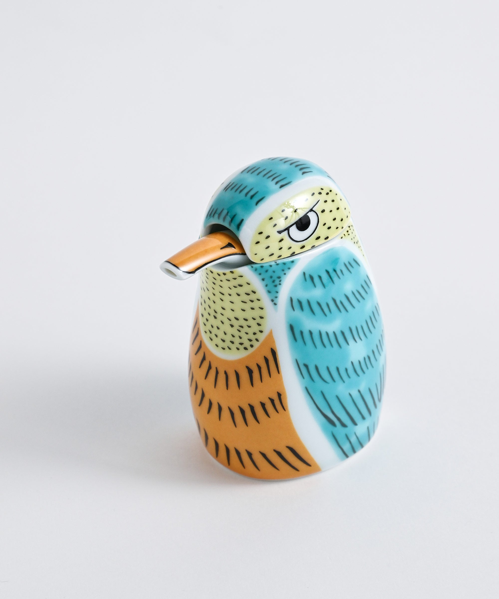 幸楽窯】 かわせみ醤油差し 120ml 錦川蝉小汁次 – BASIC AND