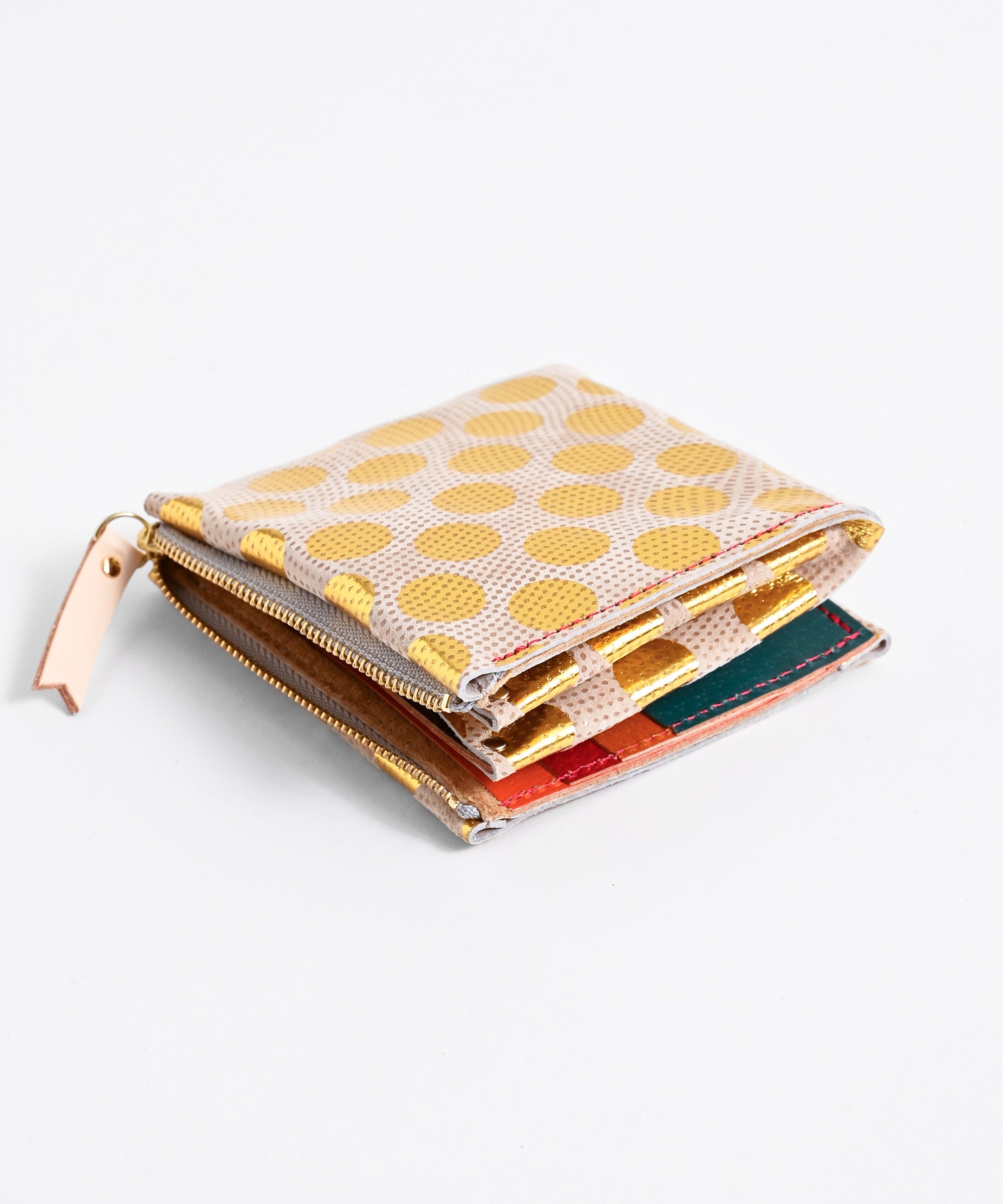 Carmine/カーマイン】One Wallet Dot ワンウォレット ドット 二