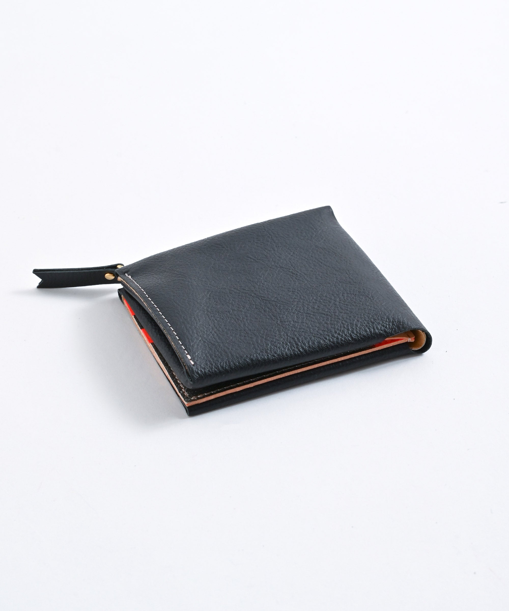 Carmine/カーマイン】One Wallet Black×NEON RED ワンウォレット