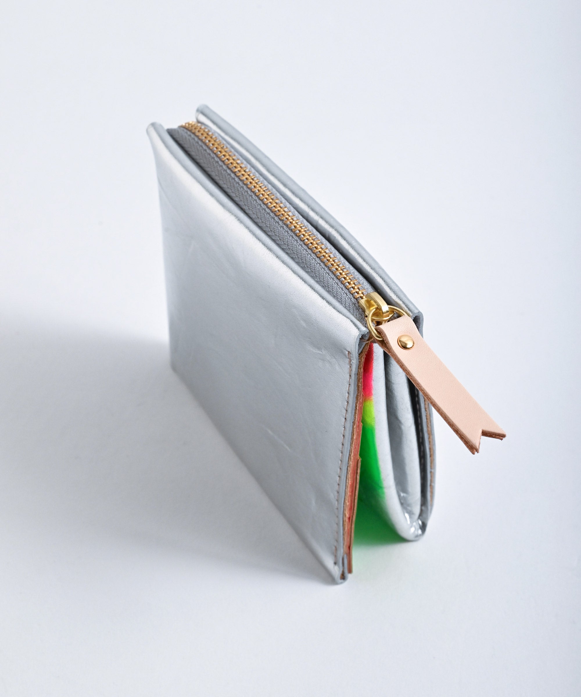 Carmine/カーマイン】One Wallet Metal SILVER ×NEON ワンウォレット