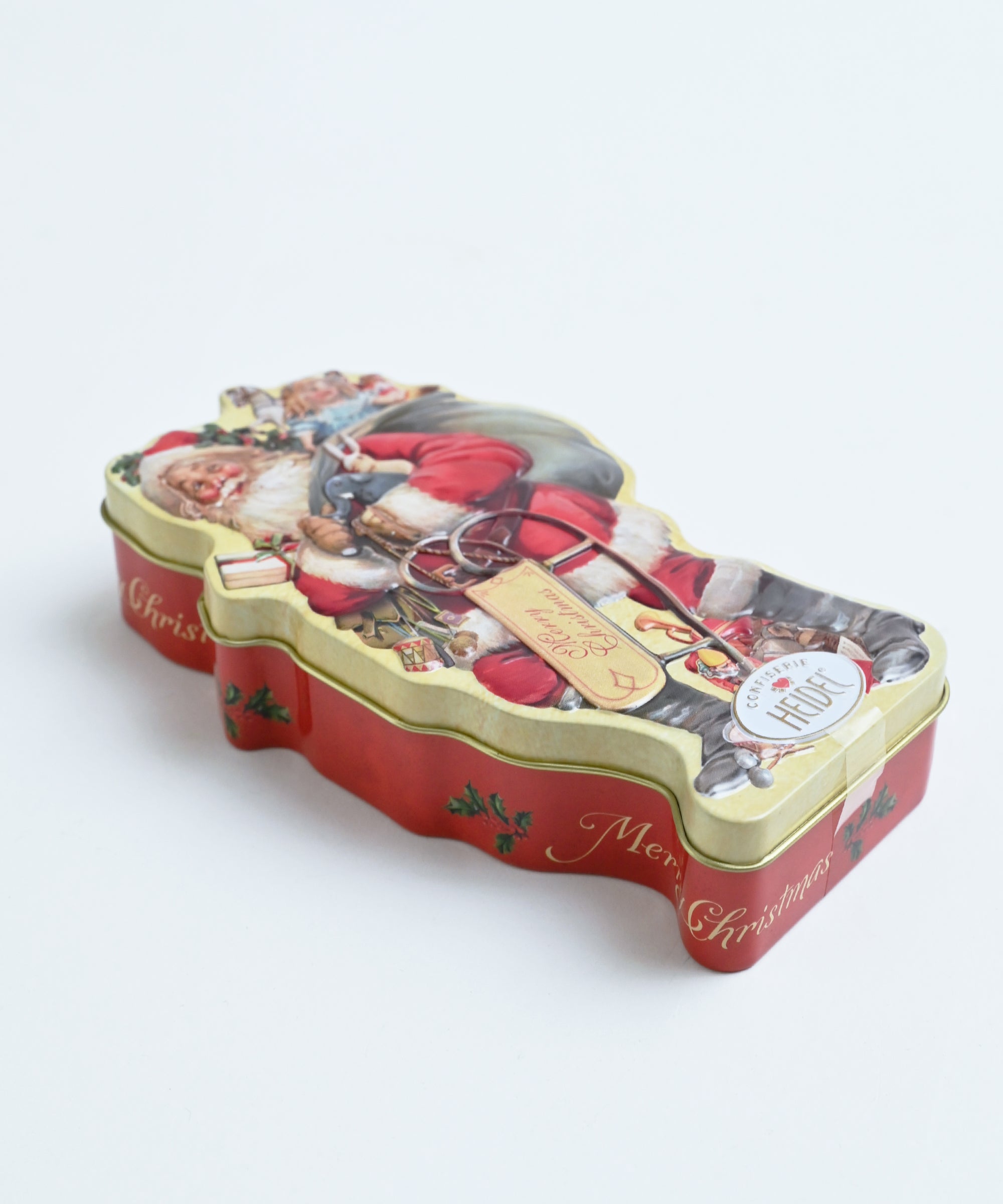 クリスマス ノスタルジックサンタ缶 チョコレート菓子 クリスマス