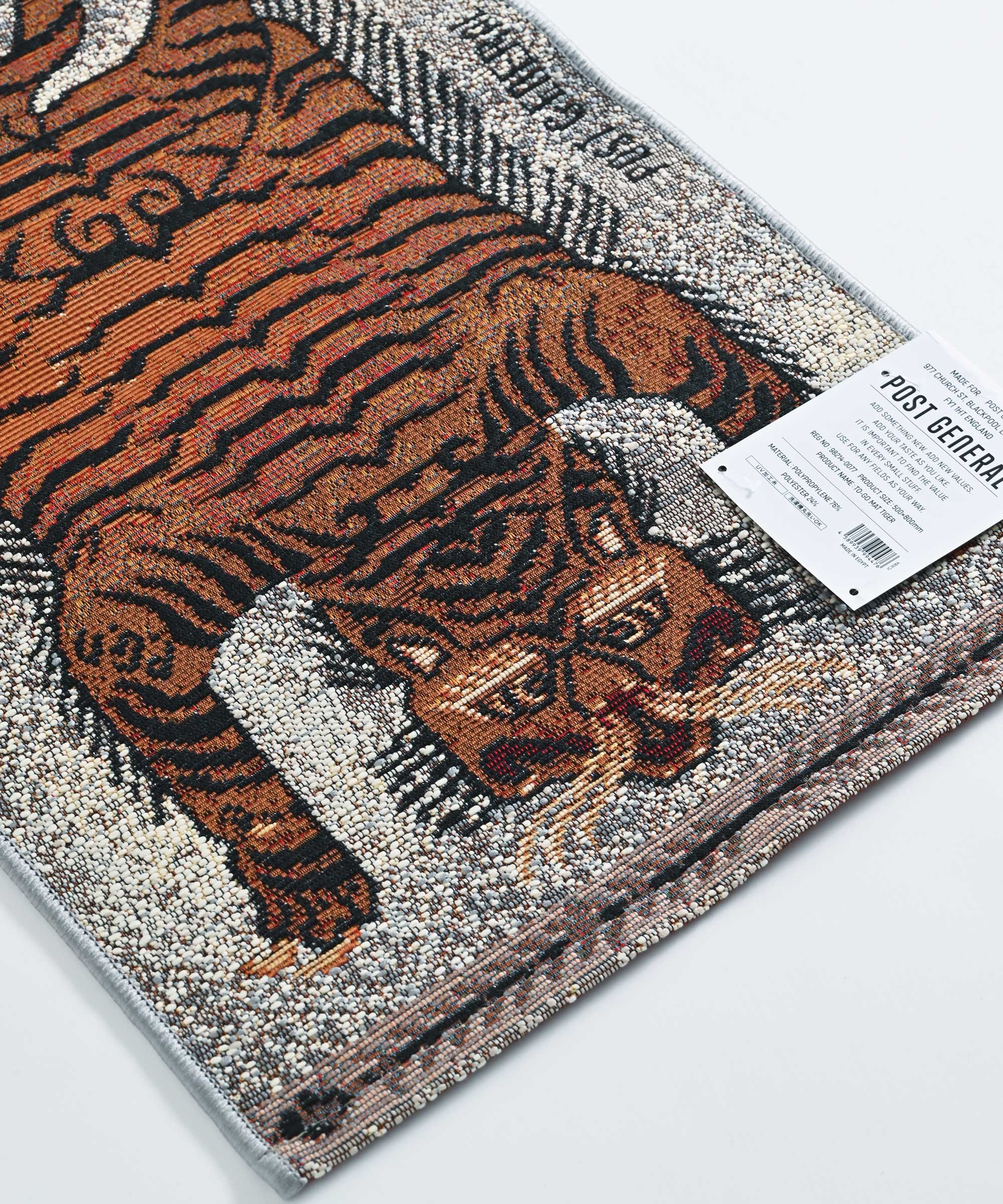 POST GENERAL】 TO-GO MAT マット TIGER– BASIC AND ACCENT ONLINE STORE