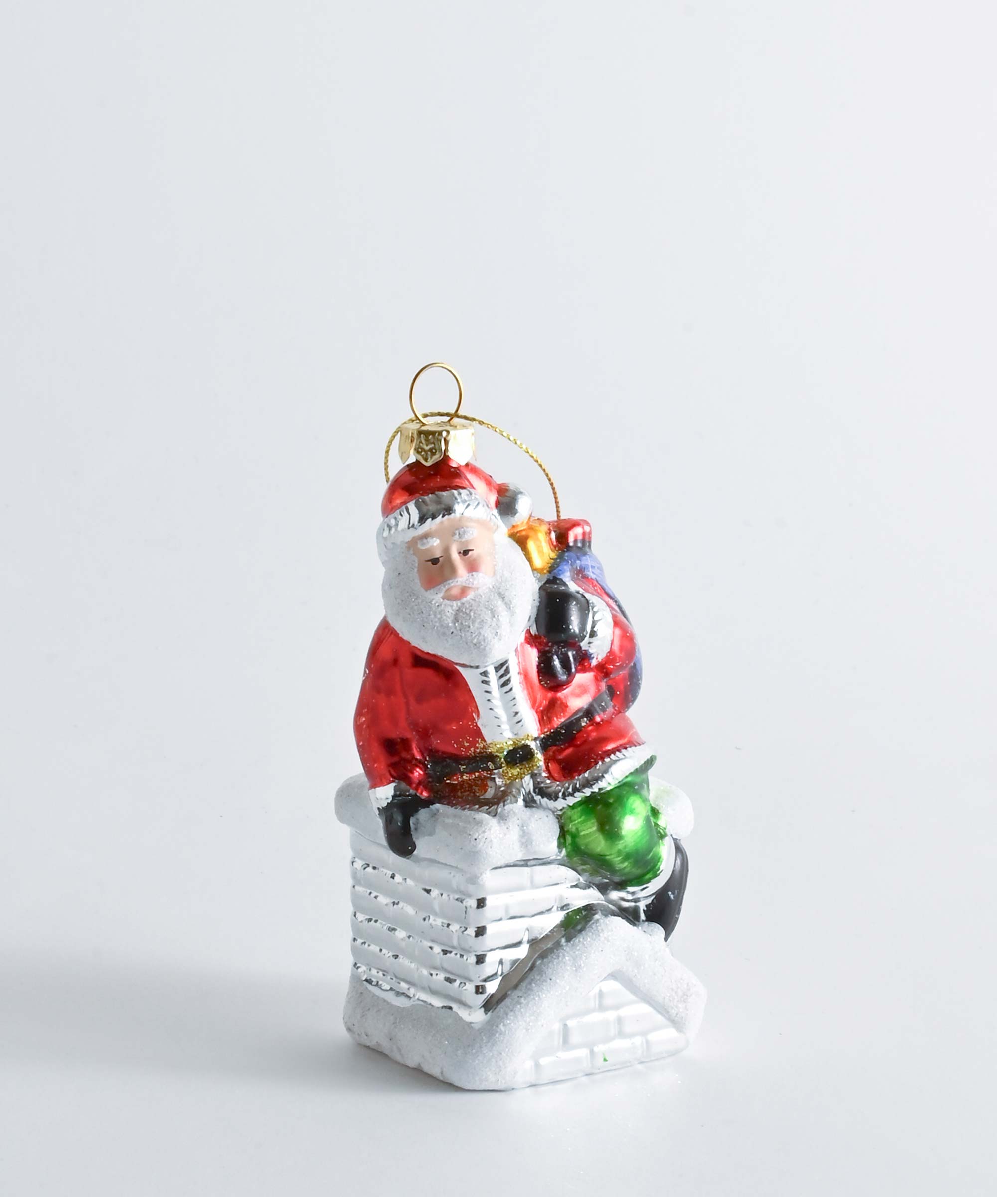 クリスマス オーナメント サンタ (煙突) プラスチック – BASIC AND