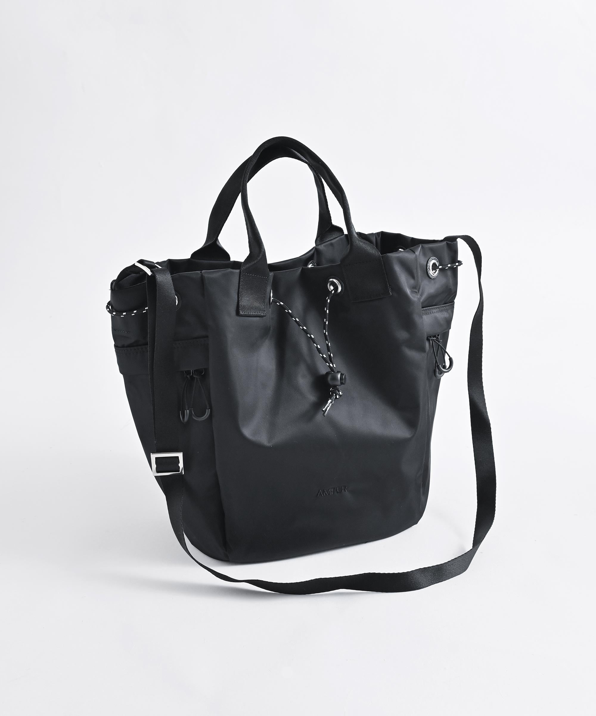 【ギフト】 Ampersand/アンパサンド】drawstring 2way ナイロントートバッグ バッグ